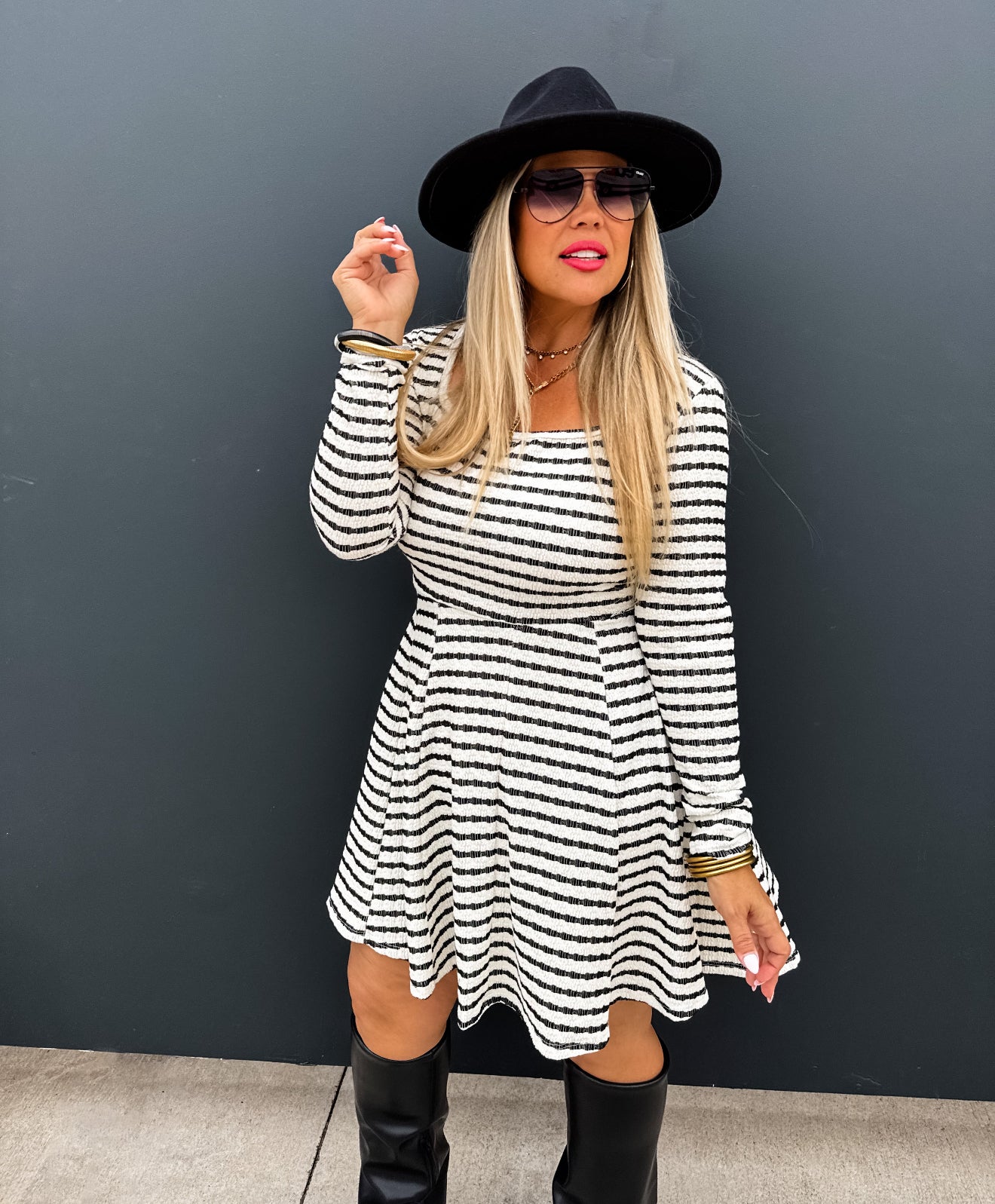 PREORDER - Kate Striped Dress - 2 colors