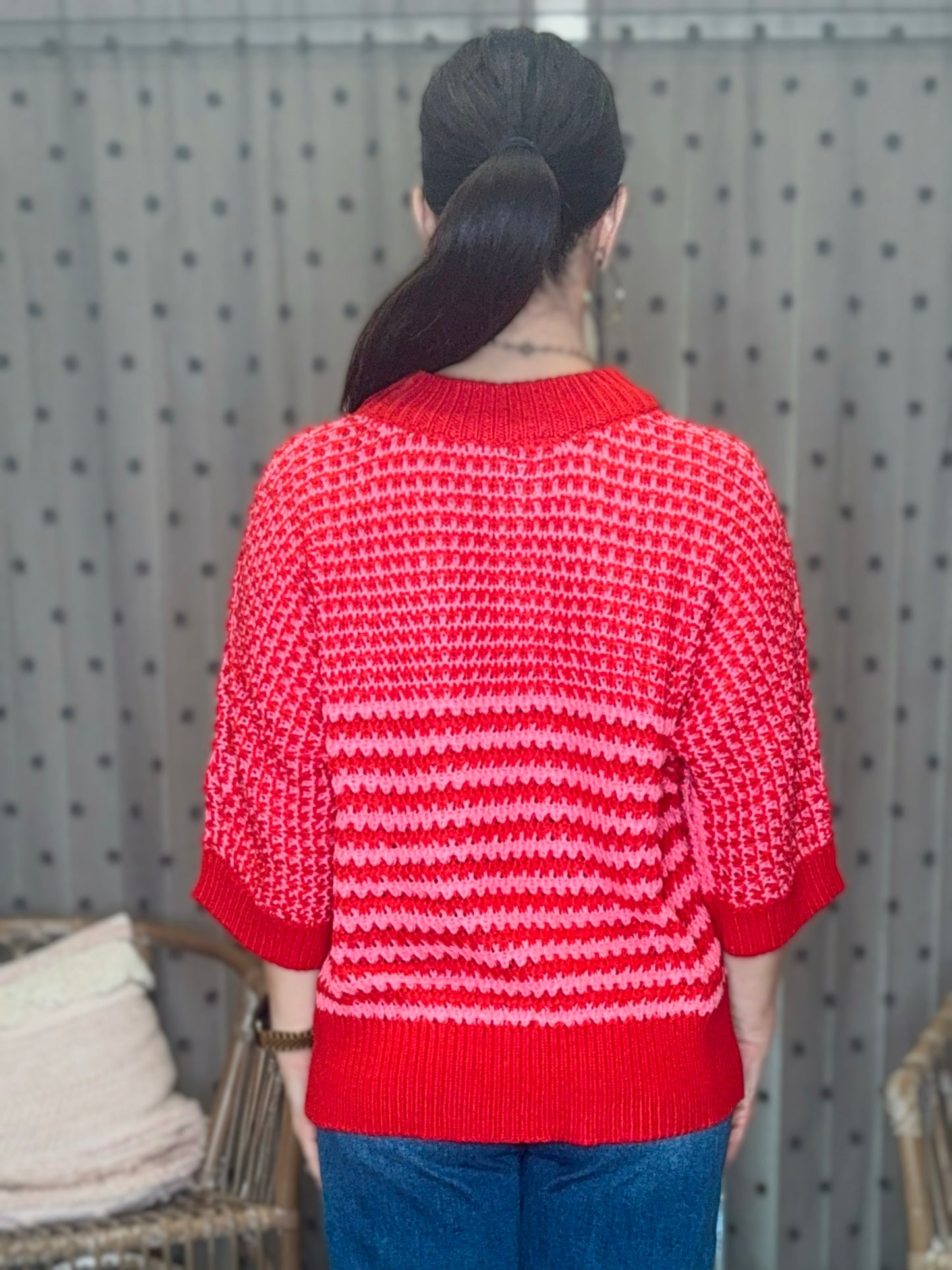 Candy Crush Chunky Knit Sweater