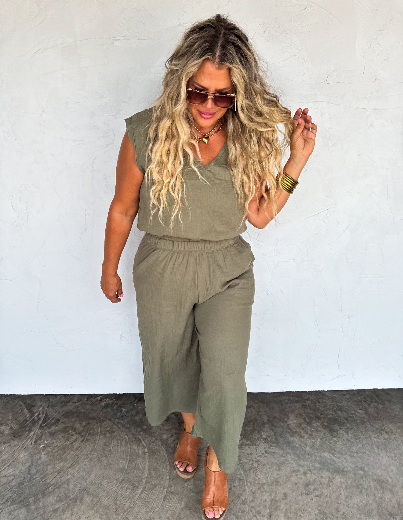 PREORDER - Laura Crop Pants Set - 3 colors
