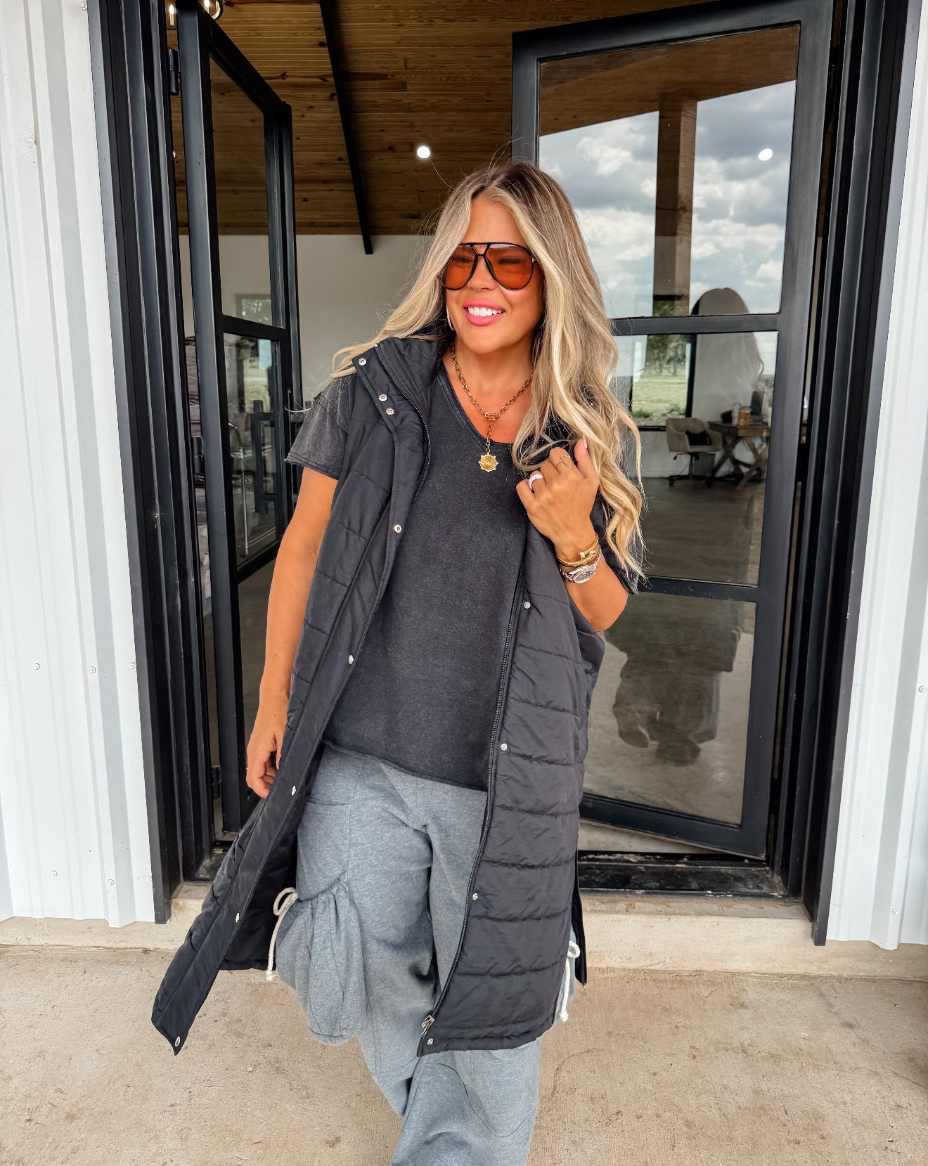 PREORDER - Kendall Long Puffer Vest - 5 colors