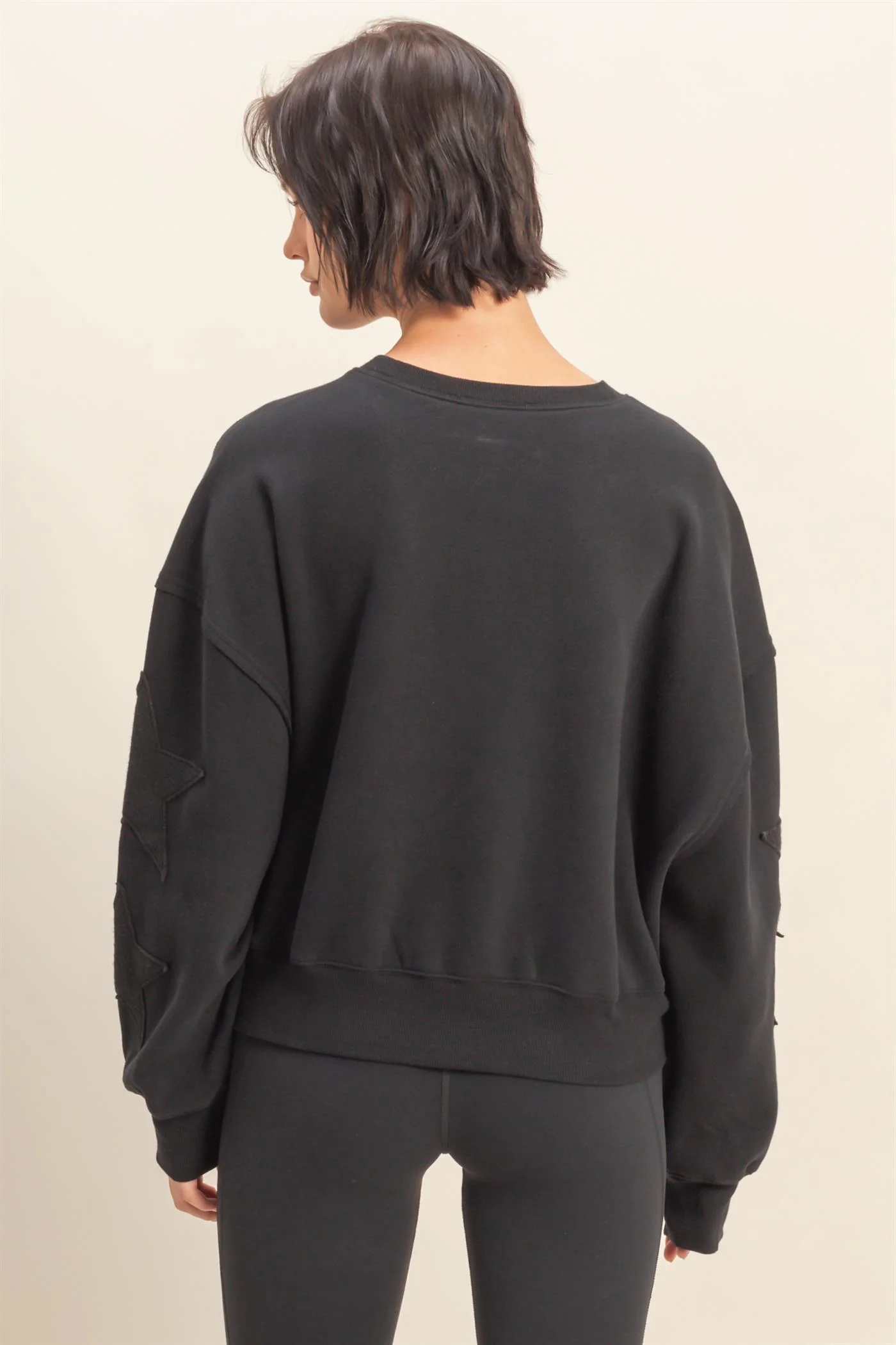 PREORDER - Star Patch Crewneck Sweatshirt - 2 colors