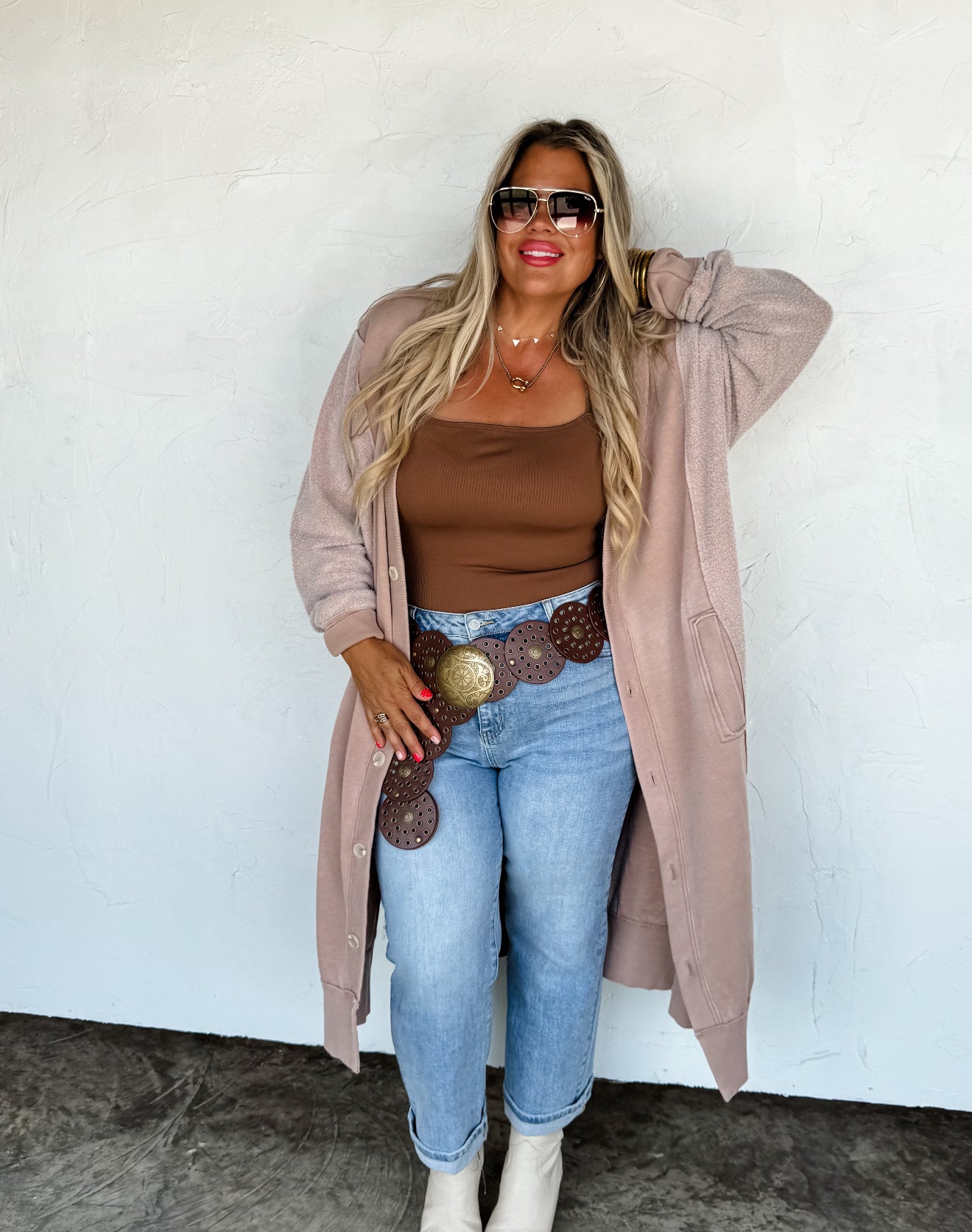 Desi Sweatshirt Cardigan - 4 colors