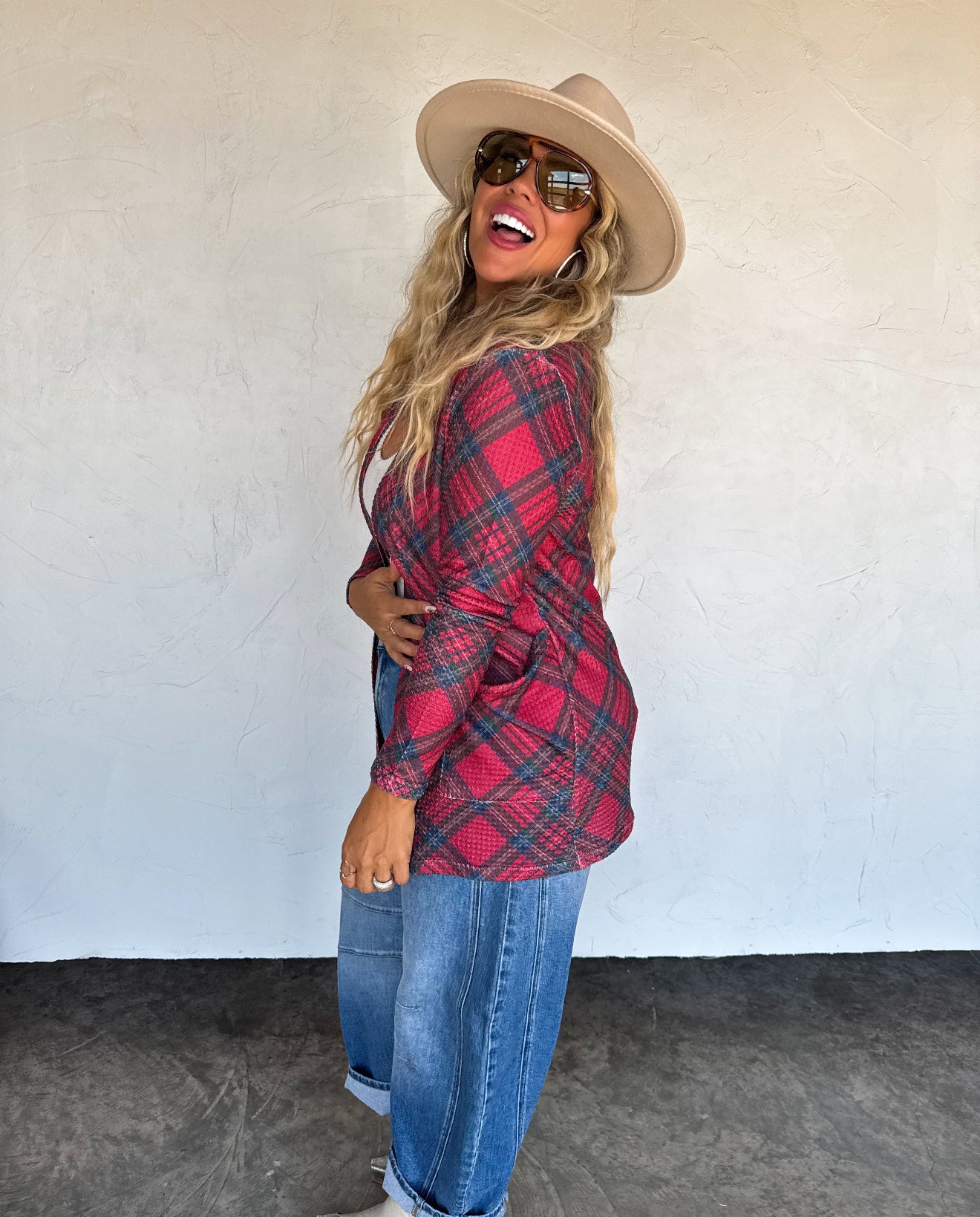 PREORDER - Plaid Lola Cardigans - 3 colors
