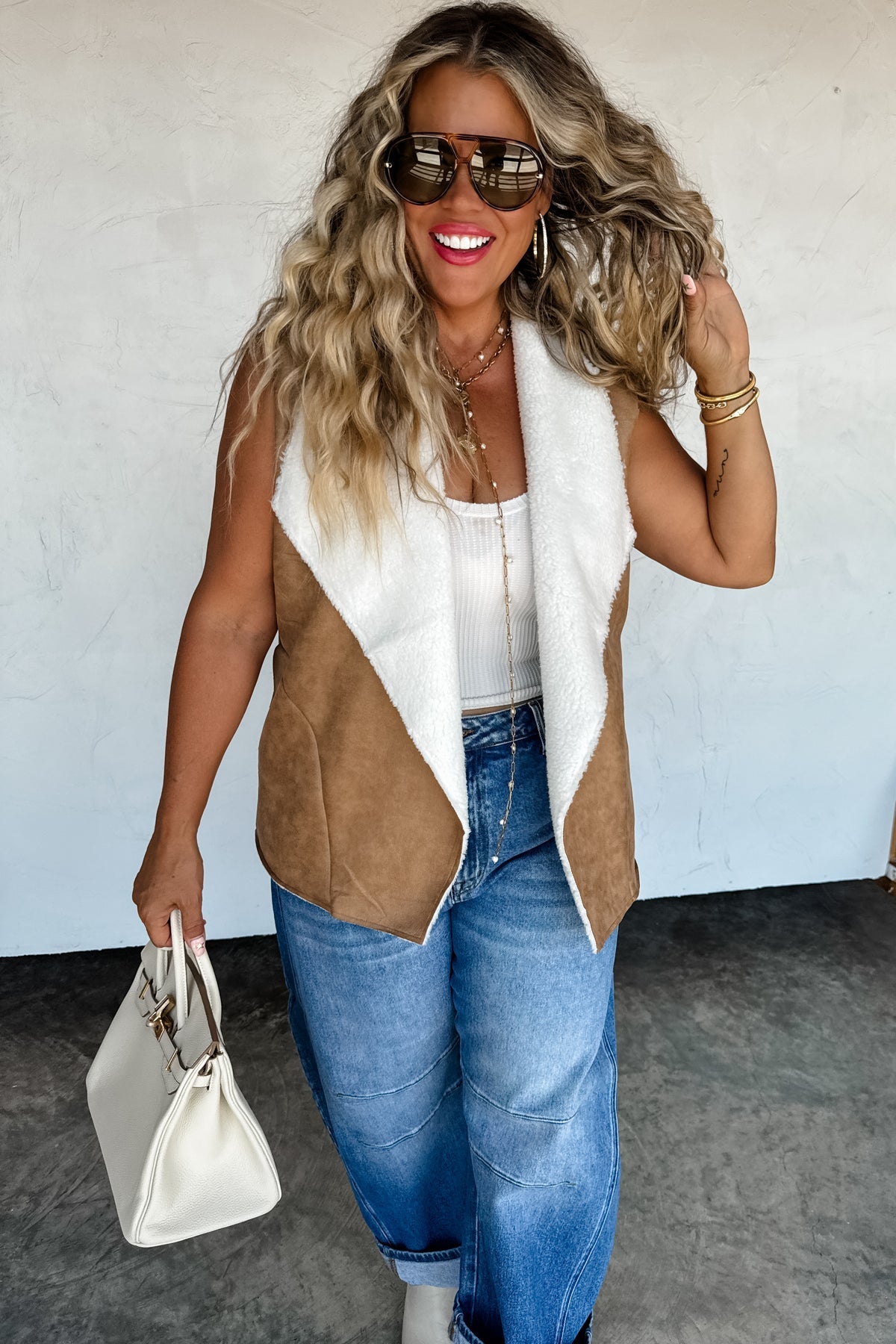 PREORDER - Collins Suede Vest