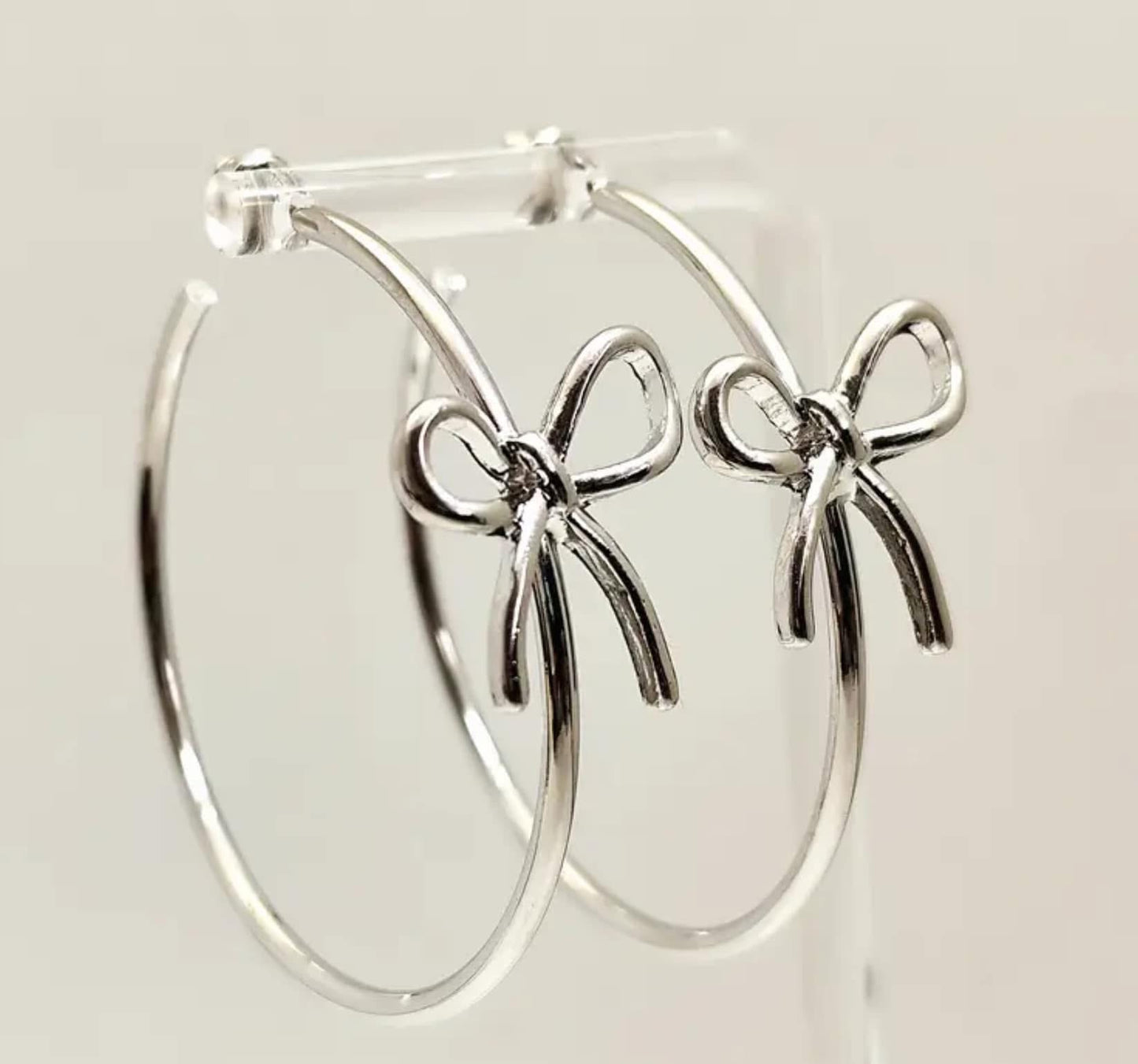 Bow Hoops - 3 colors