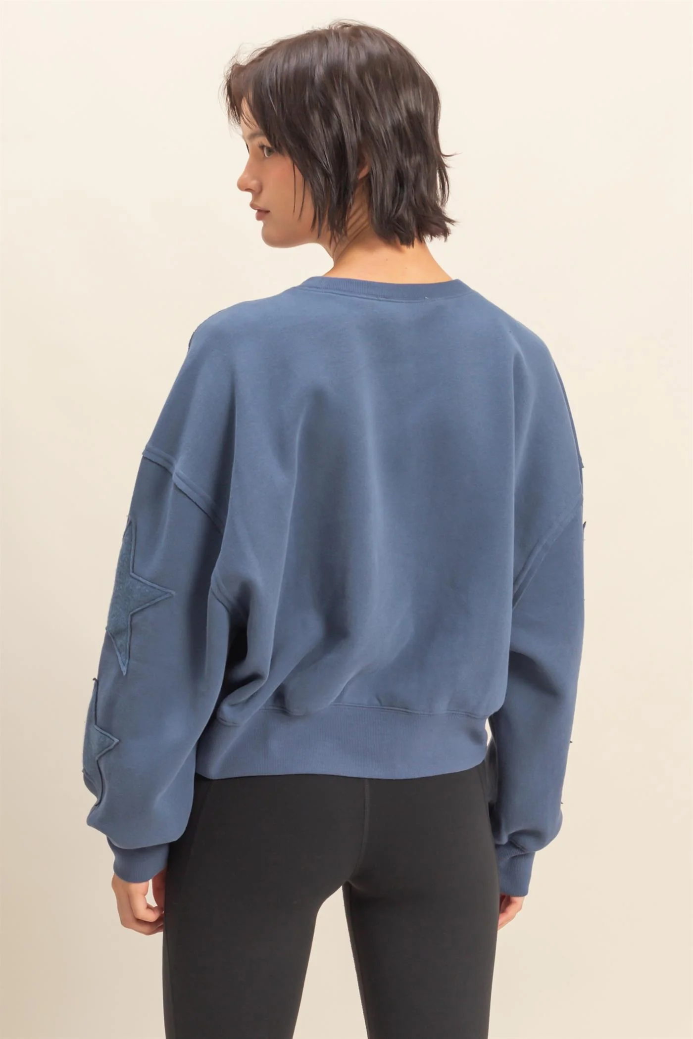 PREORDER - Star Patch Crewneck Sweatshirt - 2 colors