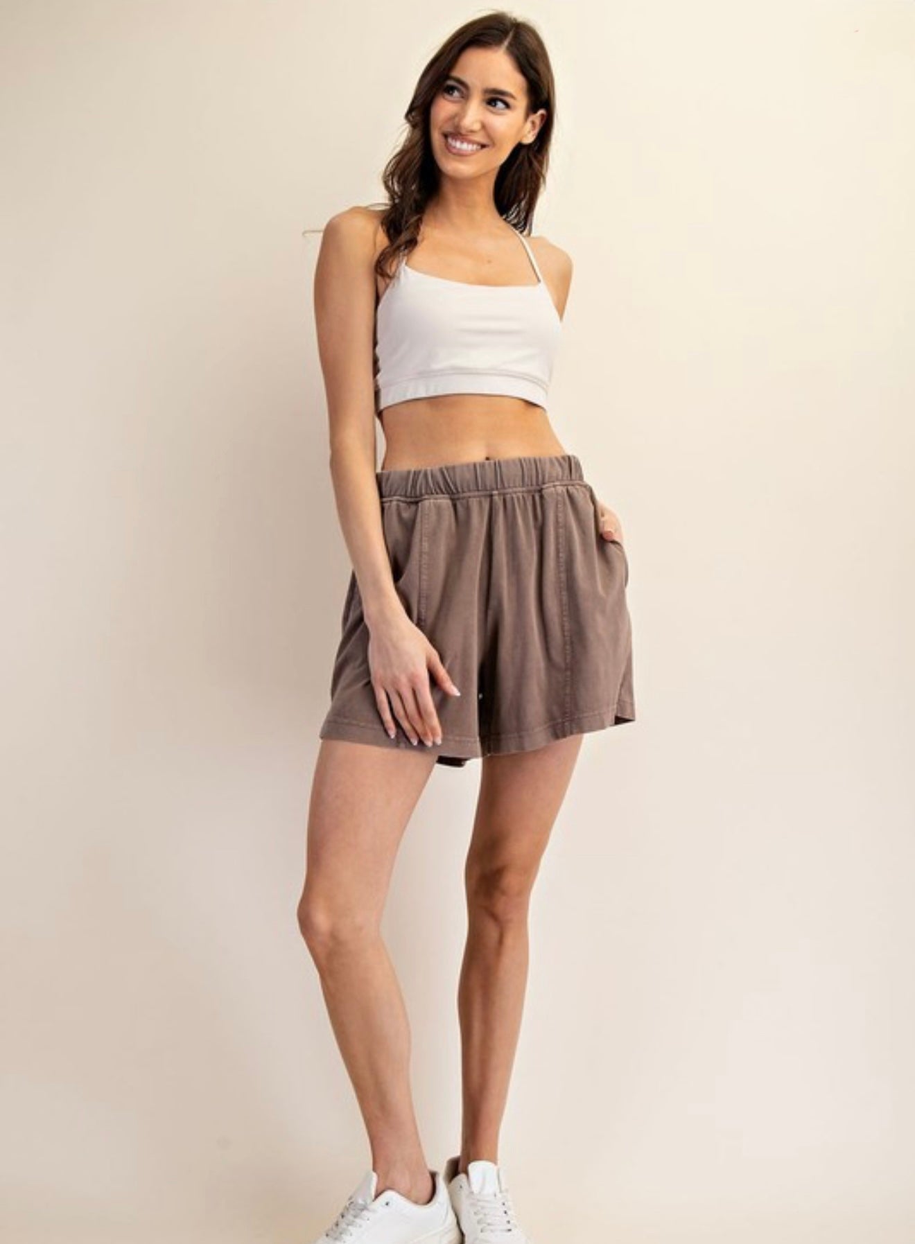 PREORDER - Sunday Morning Shorts in Mocha