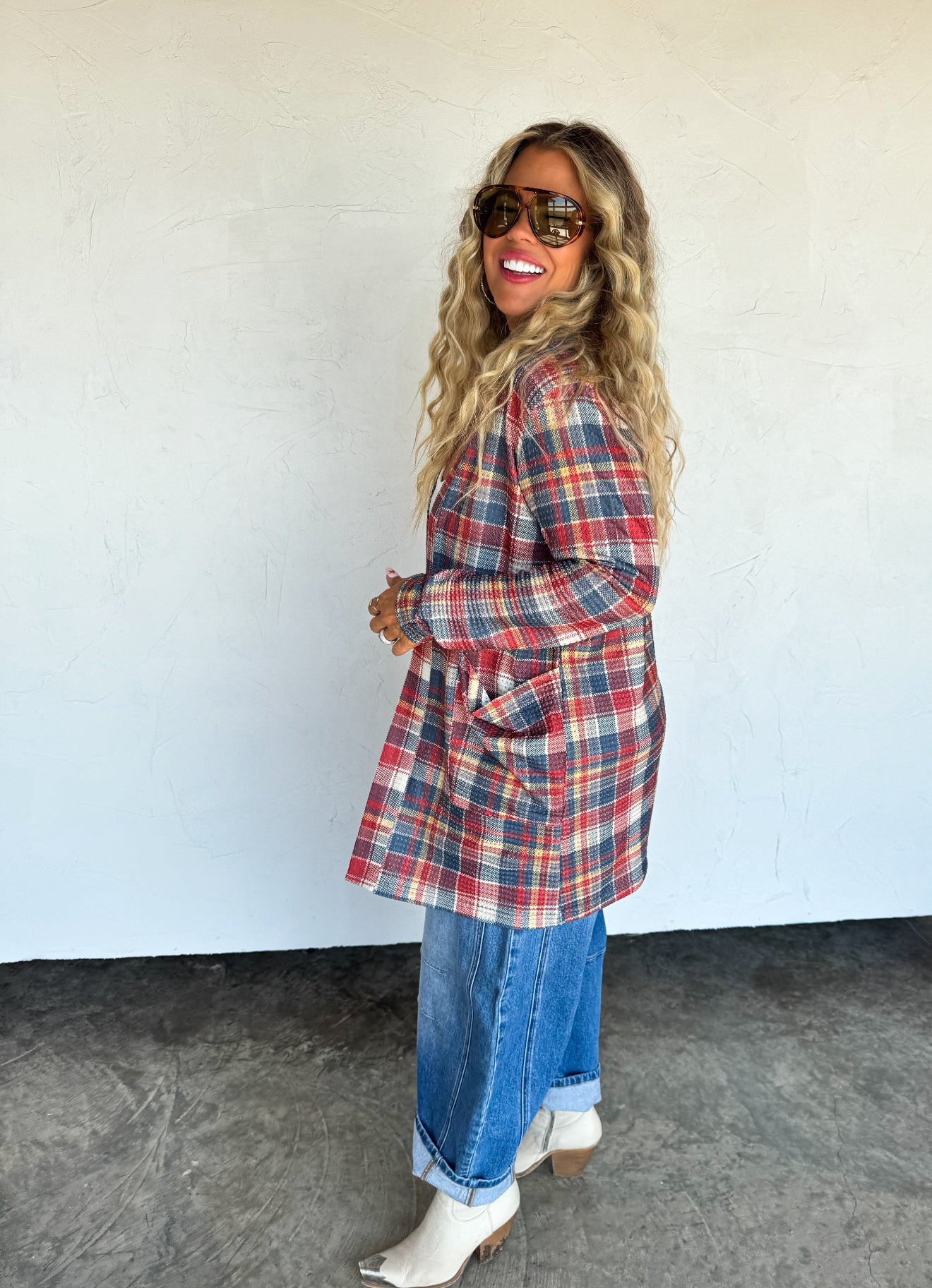 PREORDER - Plaid Lola Cardigans - 3 colors