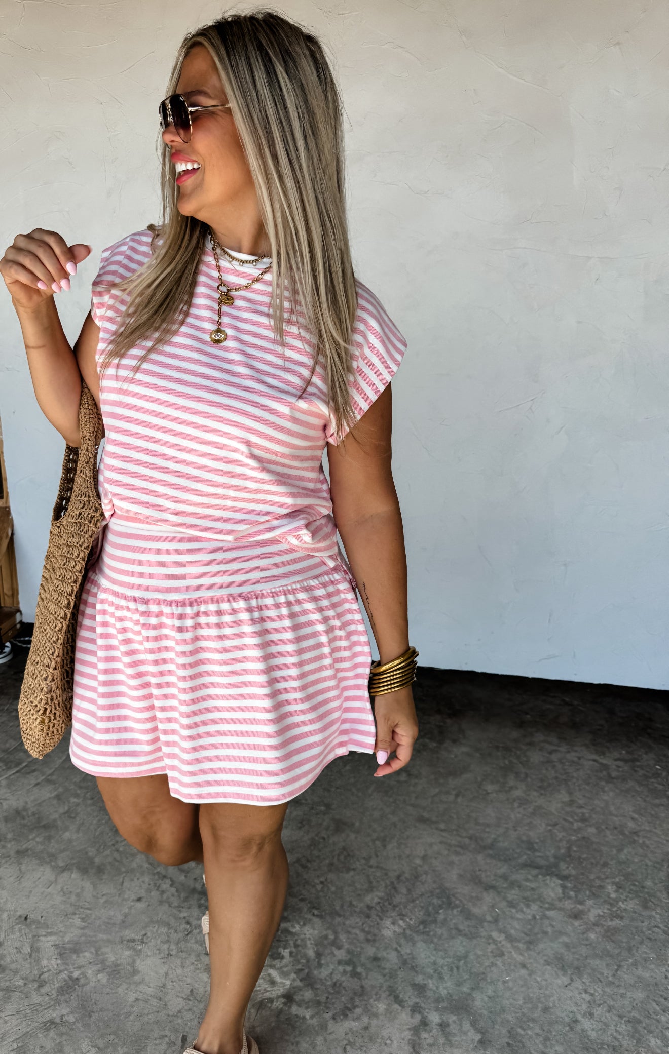 Coastal Stripes Skort Set - 3 colors
