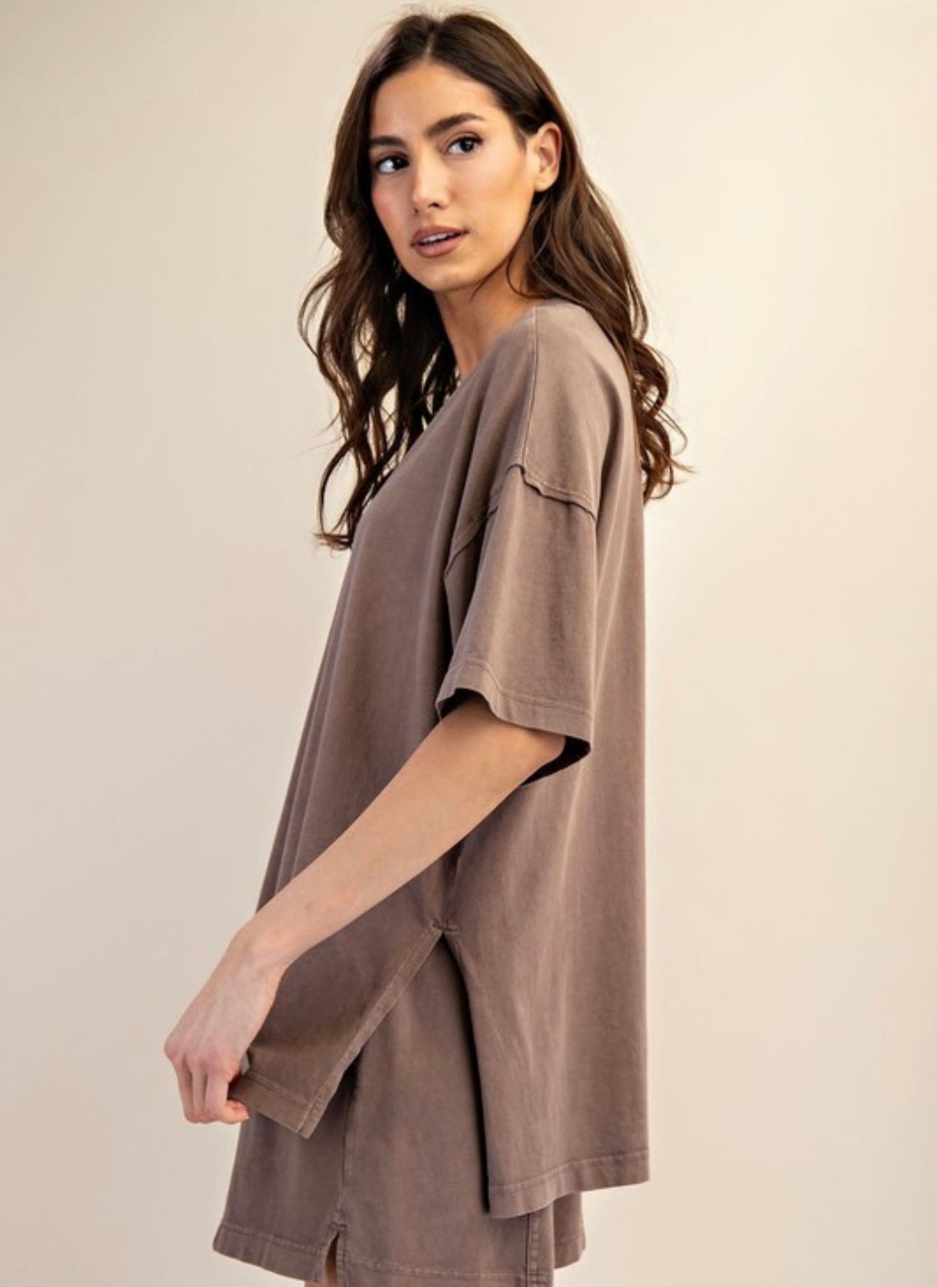 PREORDER - Sunday Morning Tee in Mocha