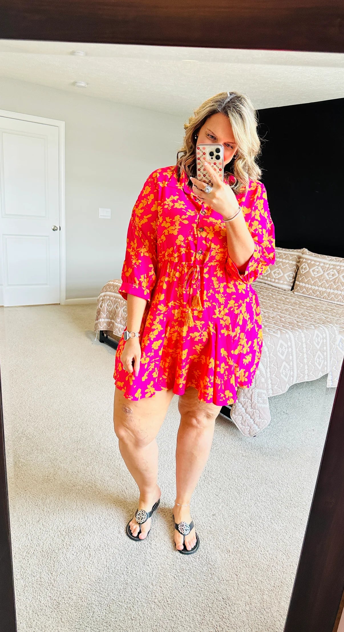 Floral Print Pocket Dress - 2 colors