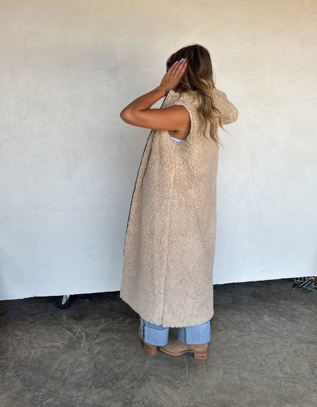 PREORDER - Reversible Sherpa Puffer Vest - 3 colors