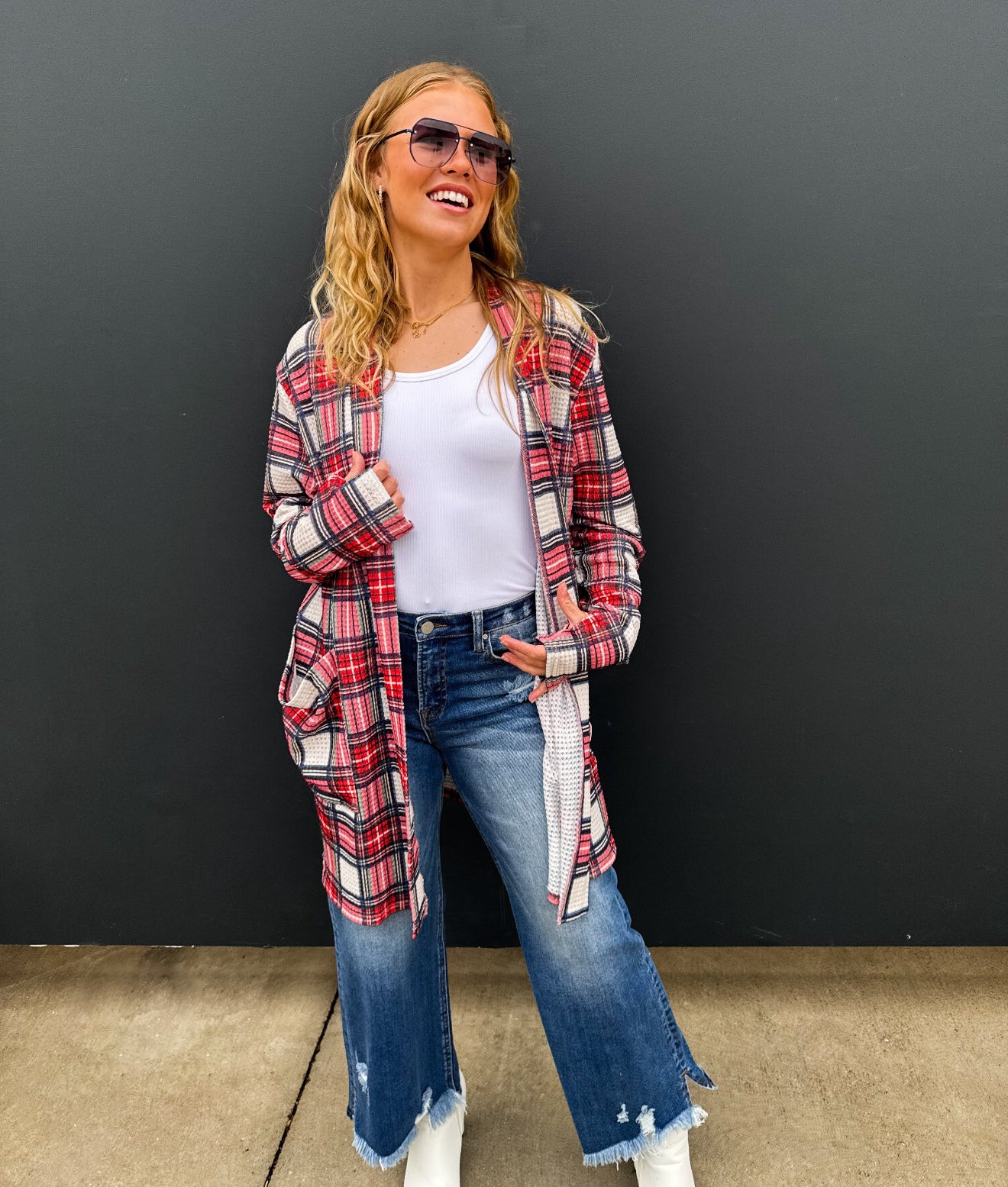 PREORDER - Winter Plaid Lola Cardigan