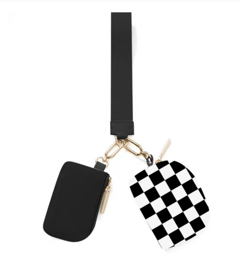 PREORDER - Double Pouch Wristlet - 13 colors