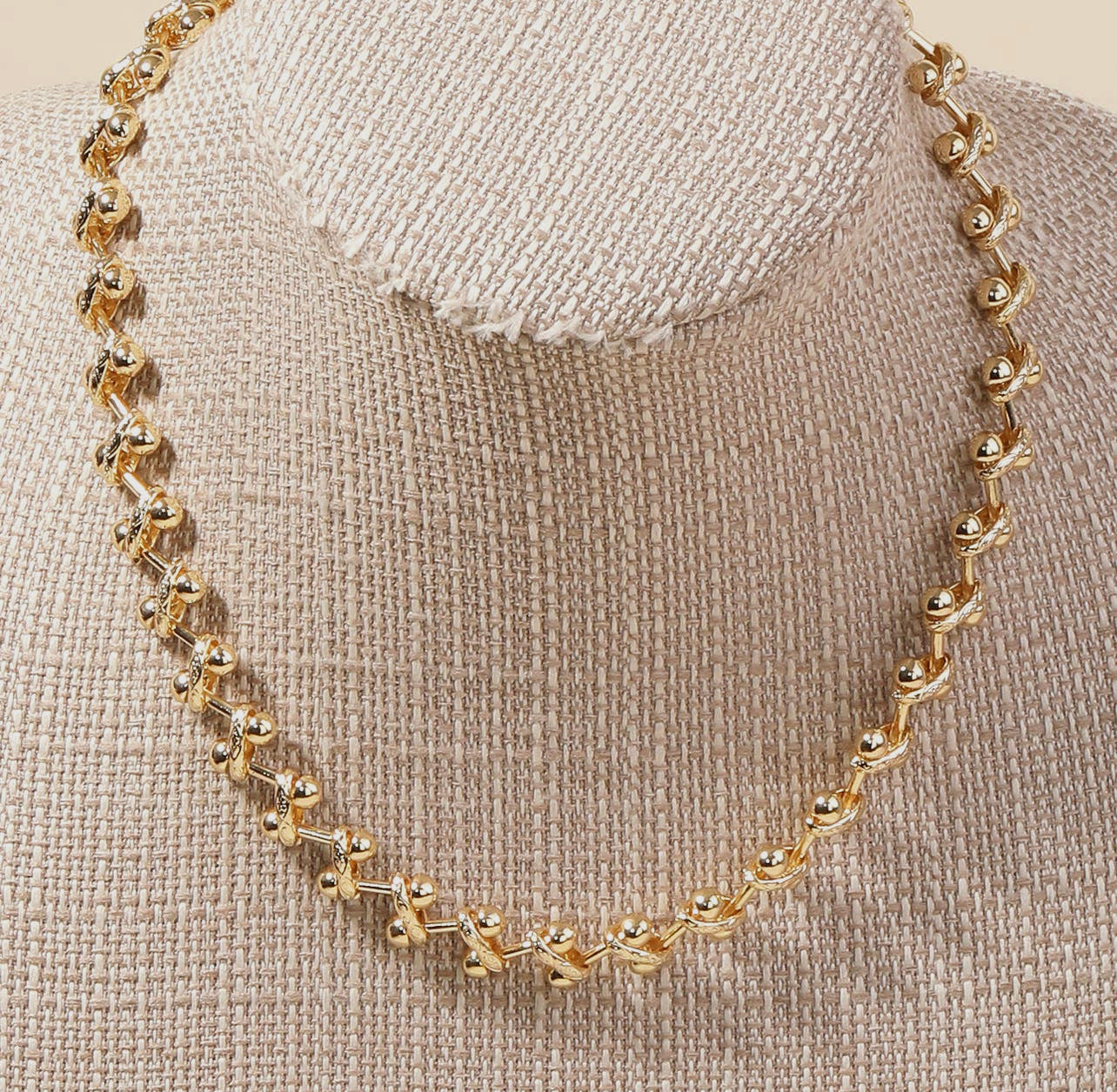 Zig Zag Chain Necklace