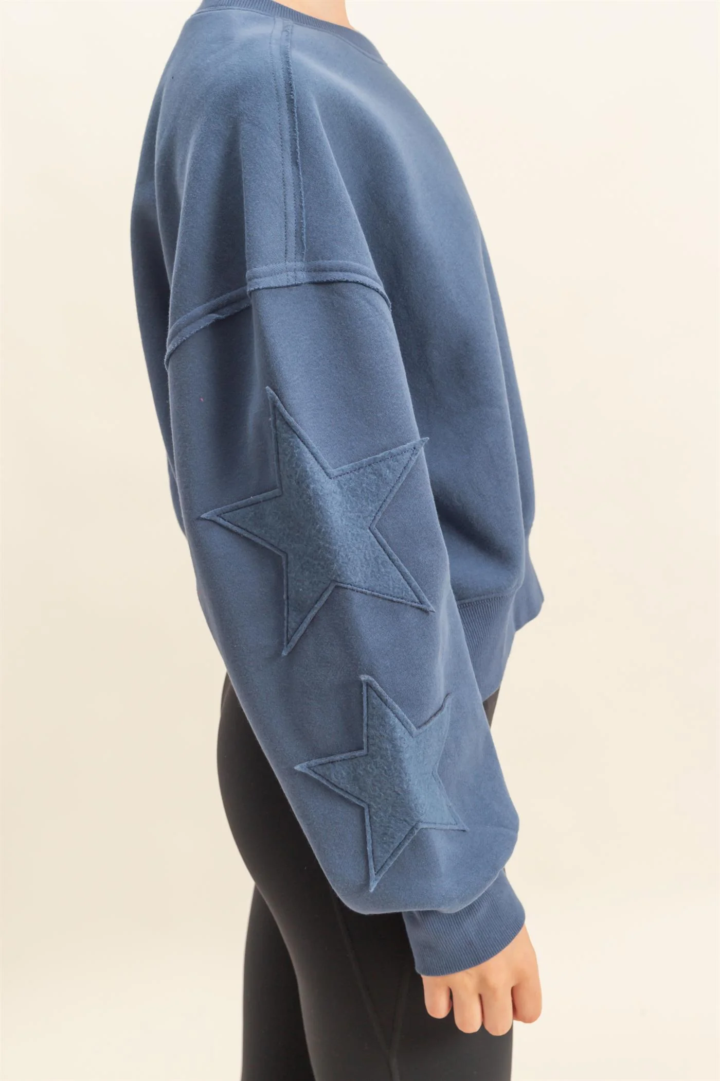PREORDER - Star Patch Crewneck Sweatshirt - 2 colors