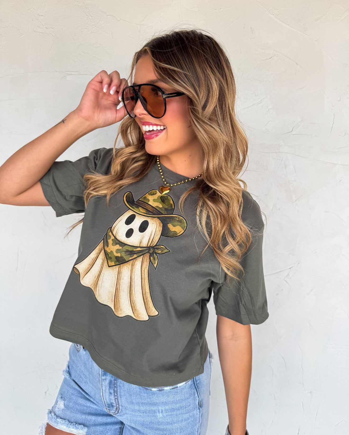 Camo Ghost Graphic Tee