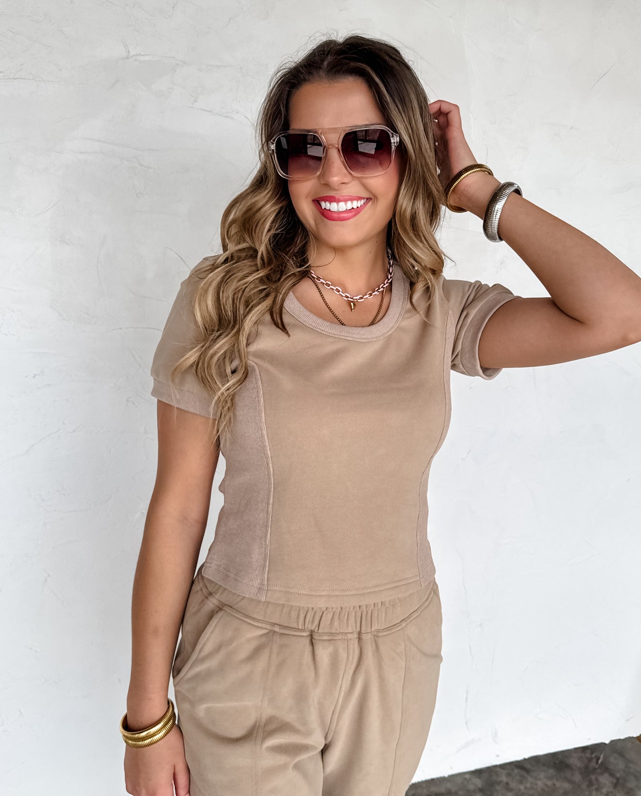 PREORDER - Stay In Crop Pant Set - 4 colors