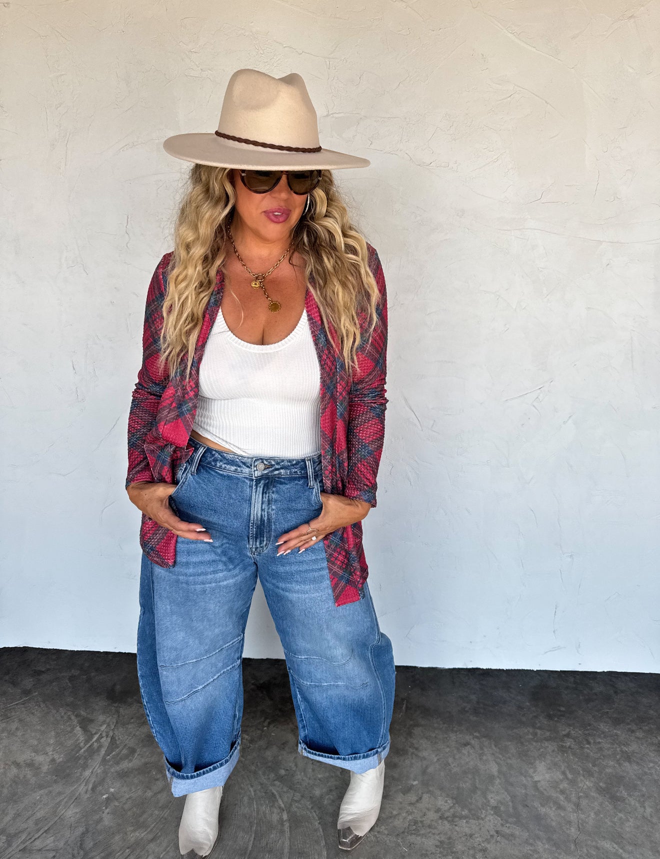 PREORDER - Plaid Lola Cardigans - 3 colors
