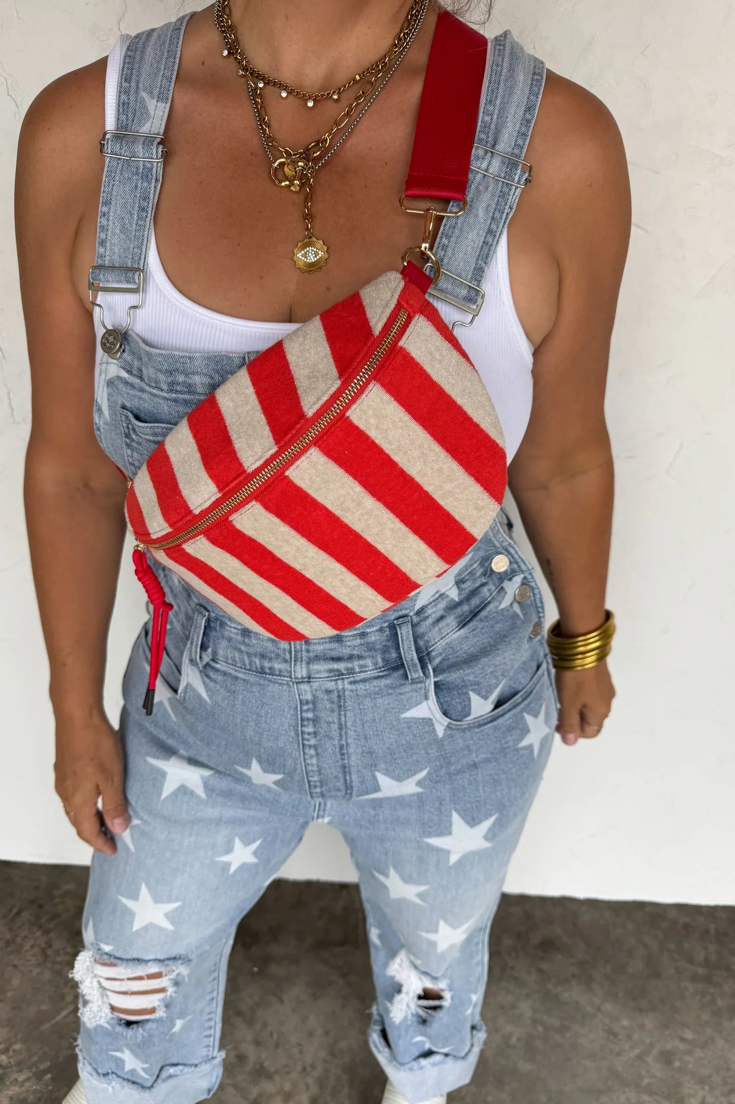 PREORDER - Stripe Terry Bum Bag - 3 colors