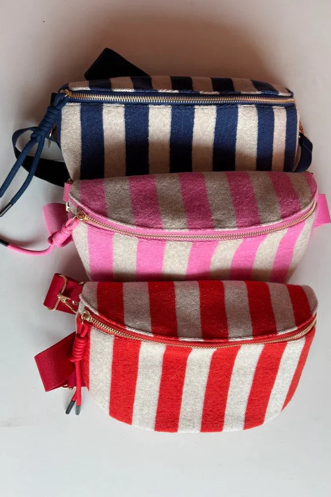 PREORDER - Stripe Terry Bum Bag - 3 colors