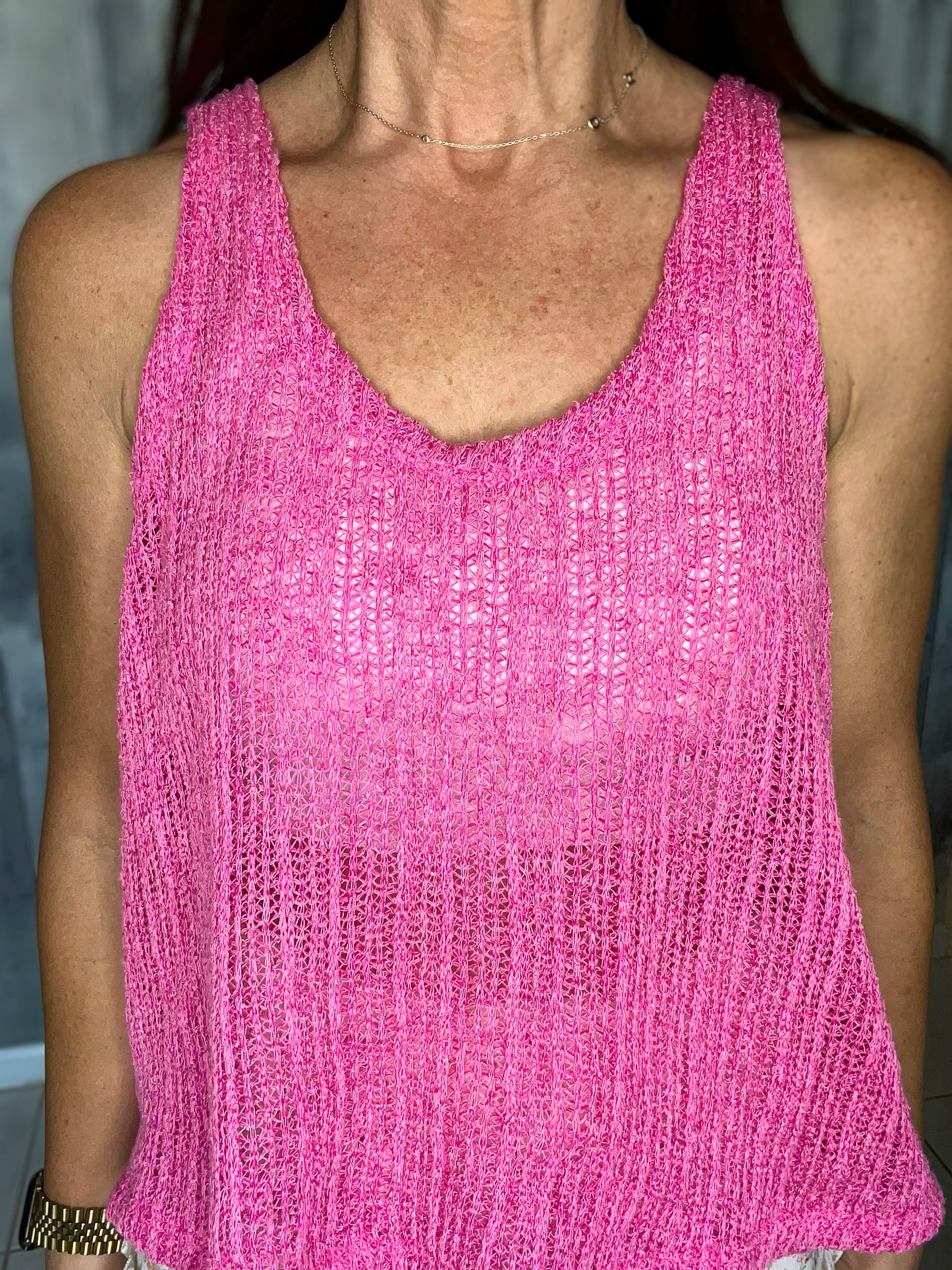 A Major Upgrade Knit V-Neck Tank