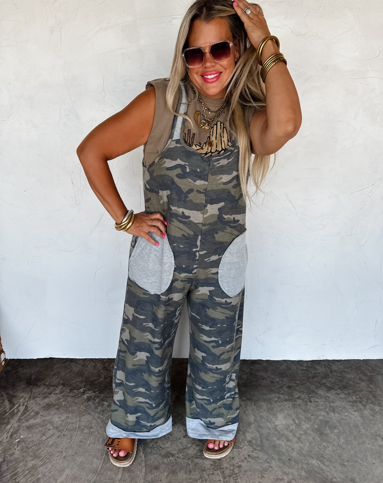 PREORDER - Ricki Camo Jumpsuit
