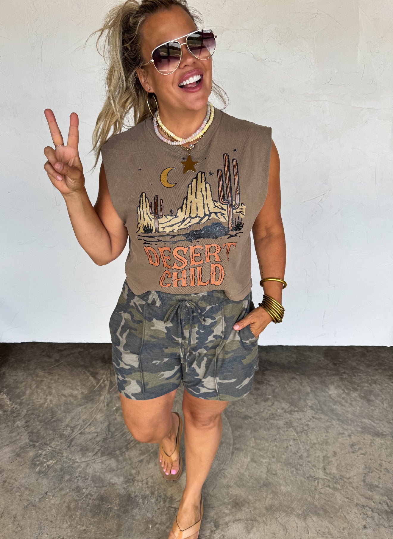 Desert Child Graphic Tank