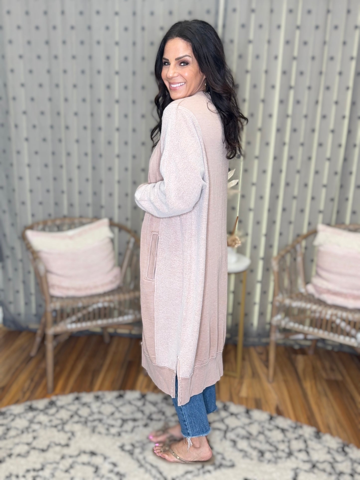 Desi Sweatshirt Cardigan - 4 colors