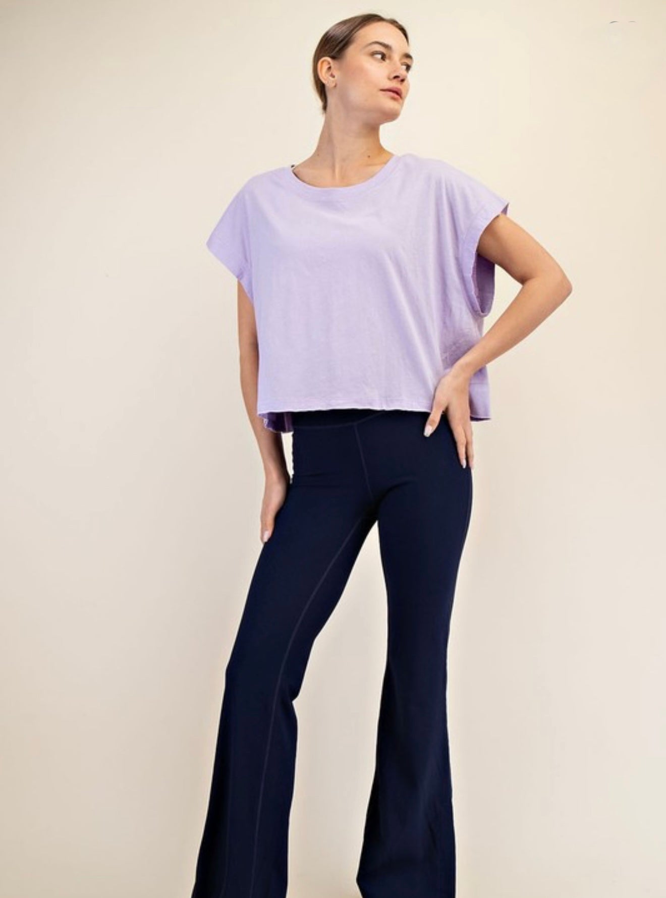 PREORDER - Cotton Slub Open Back Top - 3 colors