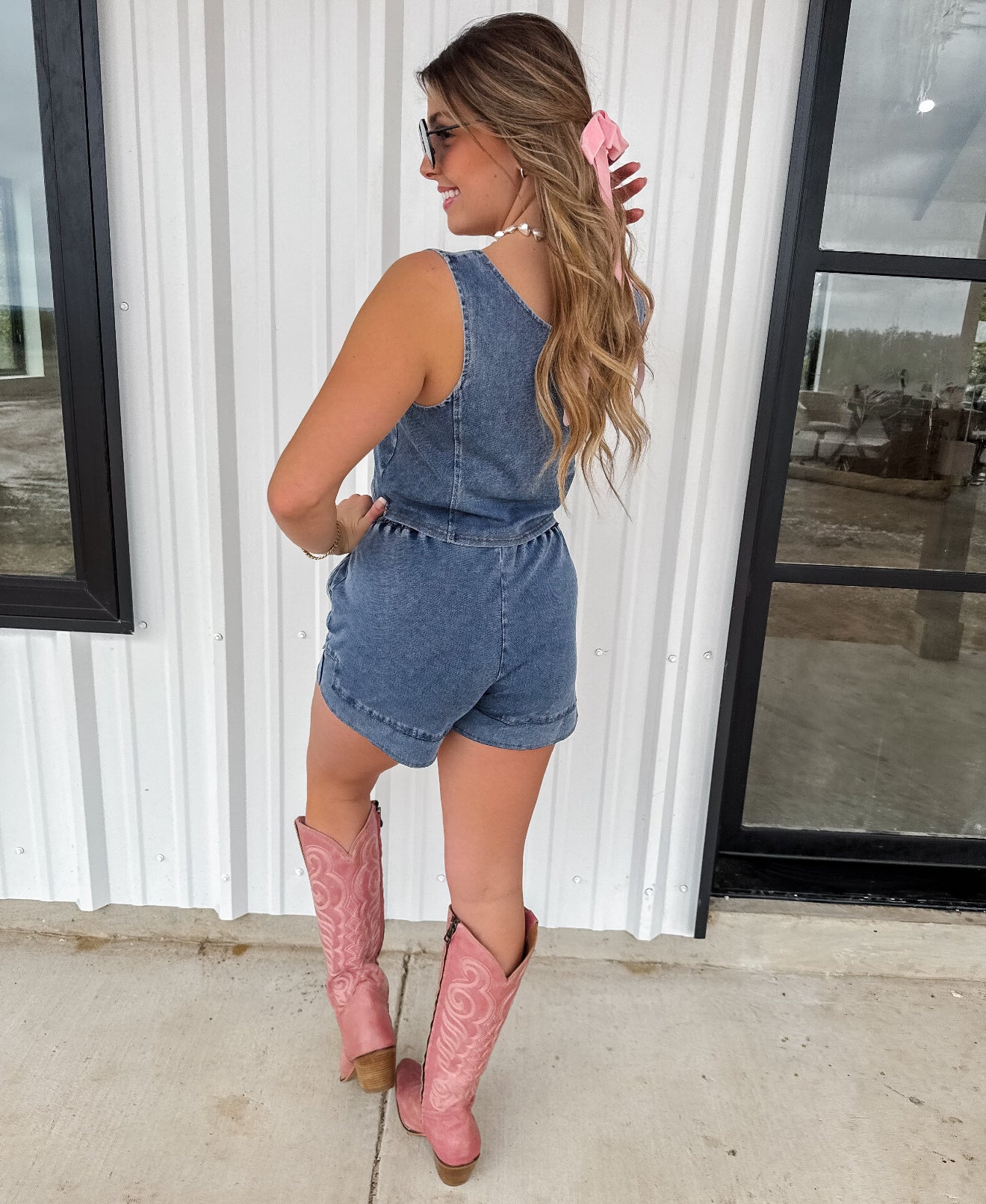PREORDER - Drift Away Denim Shorts