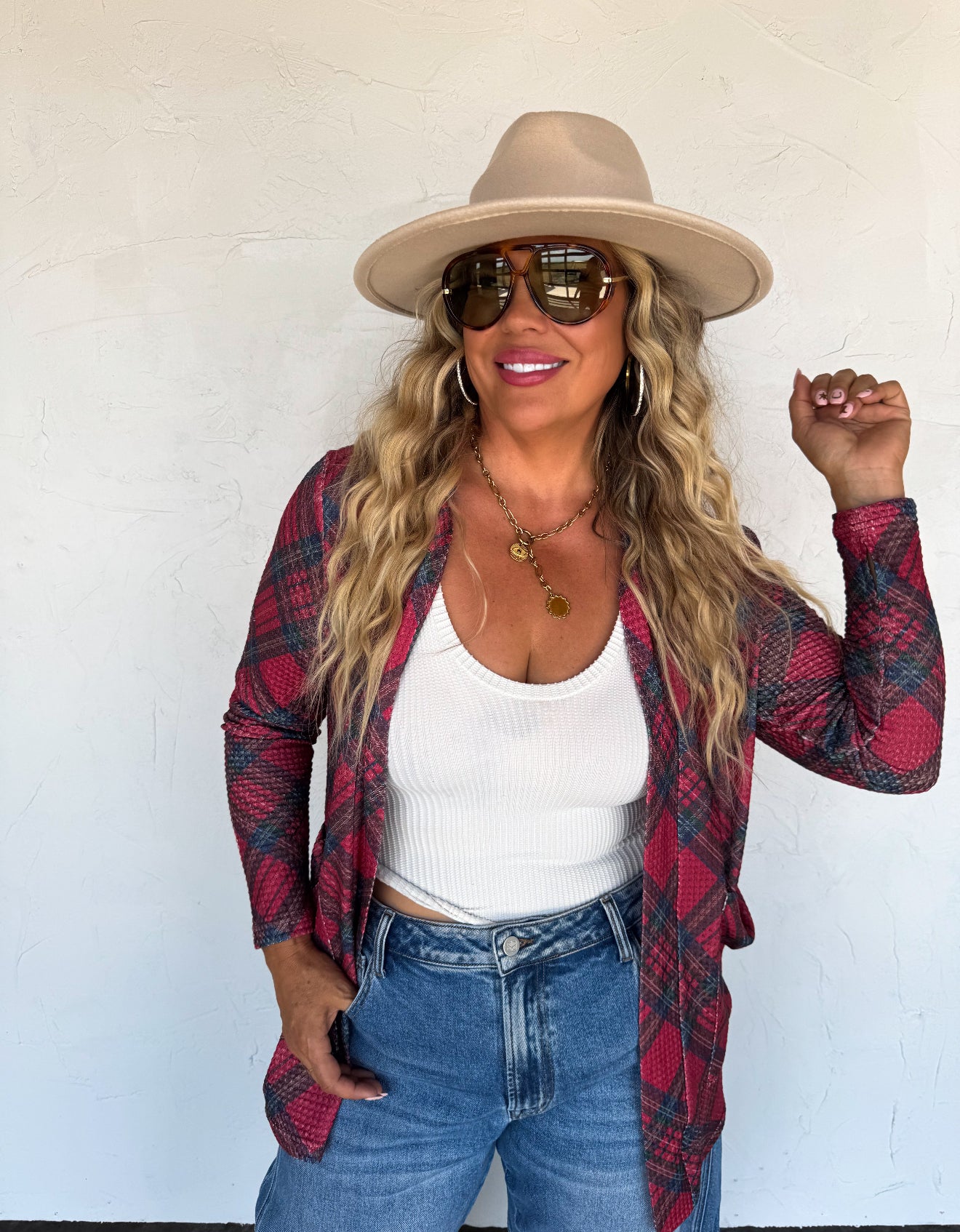 PREORDER - Plaid Lola Cardigans - 3 colors