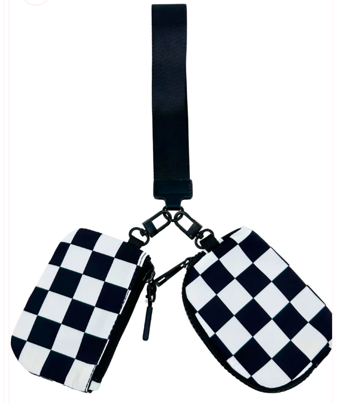 Double Pouch Wristlet - 8 colors