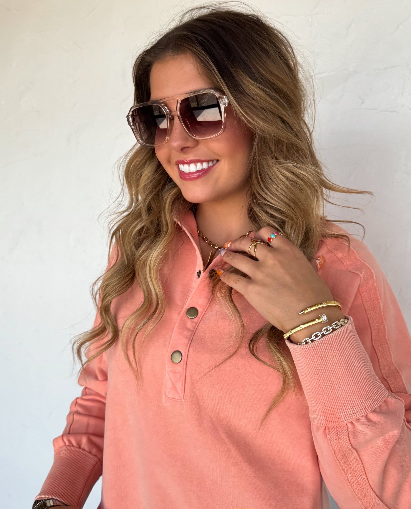Marley Snap Button Sweatshirt - 4 colors