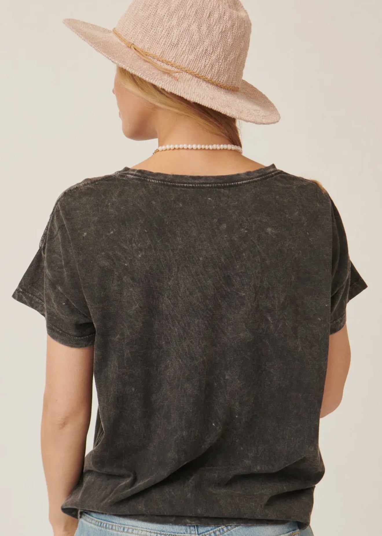 PREORDER - Be Kind Butterfly Mineral Wash Graphic Tee