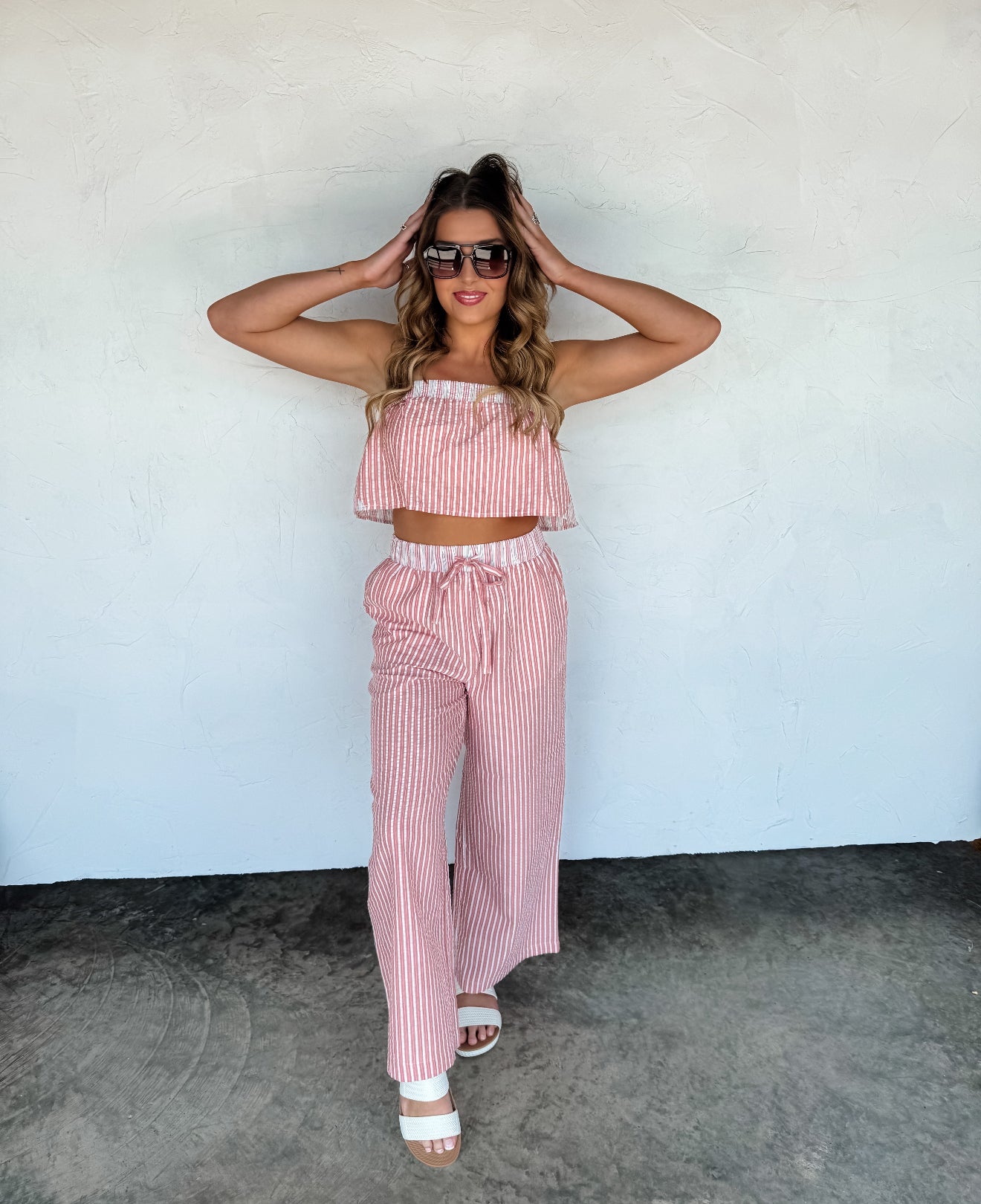 Seersucker Pants Set - 3 colors