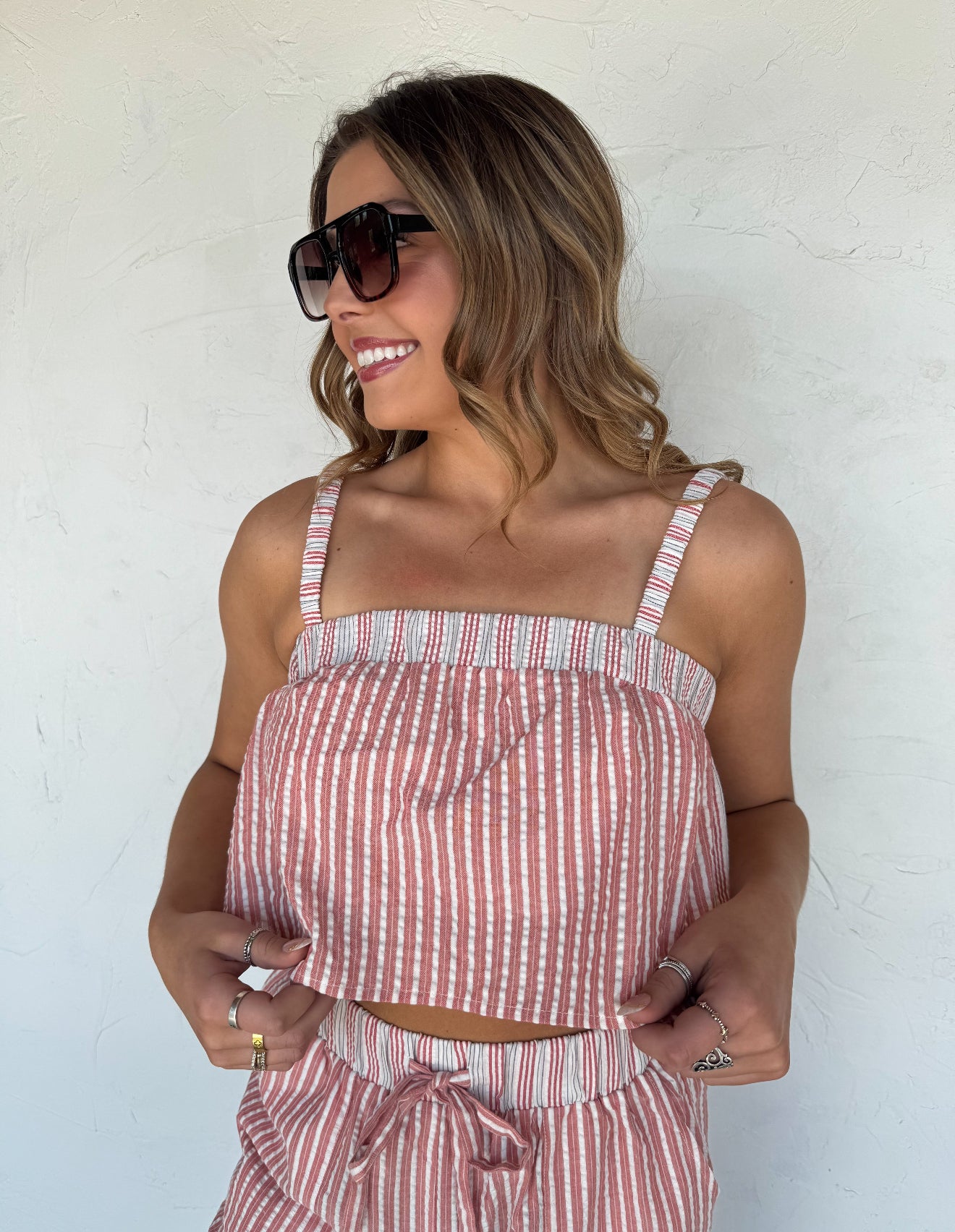 Seersucker Pants Set - 3 colors