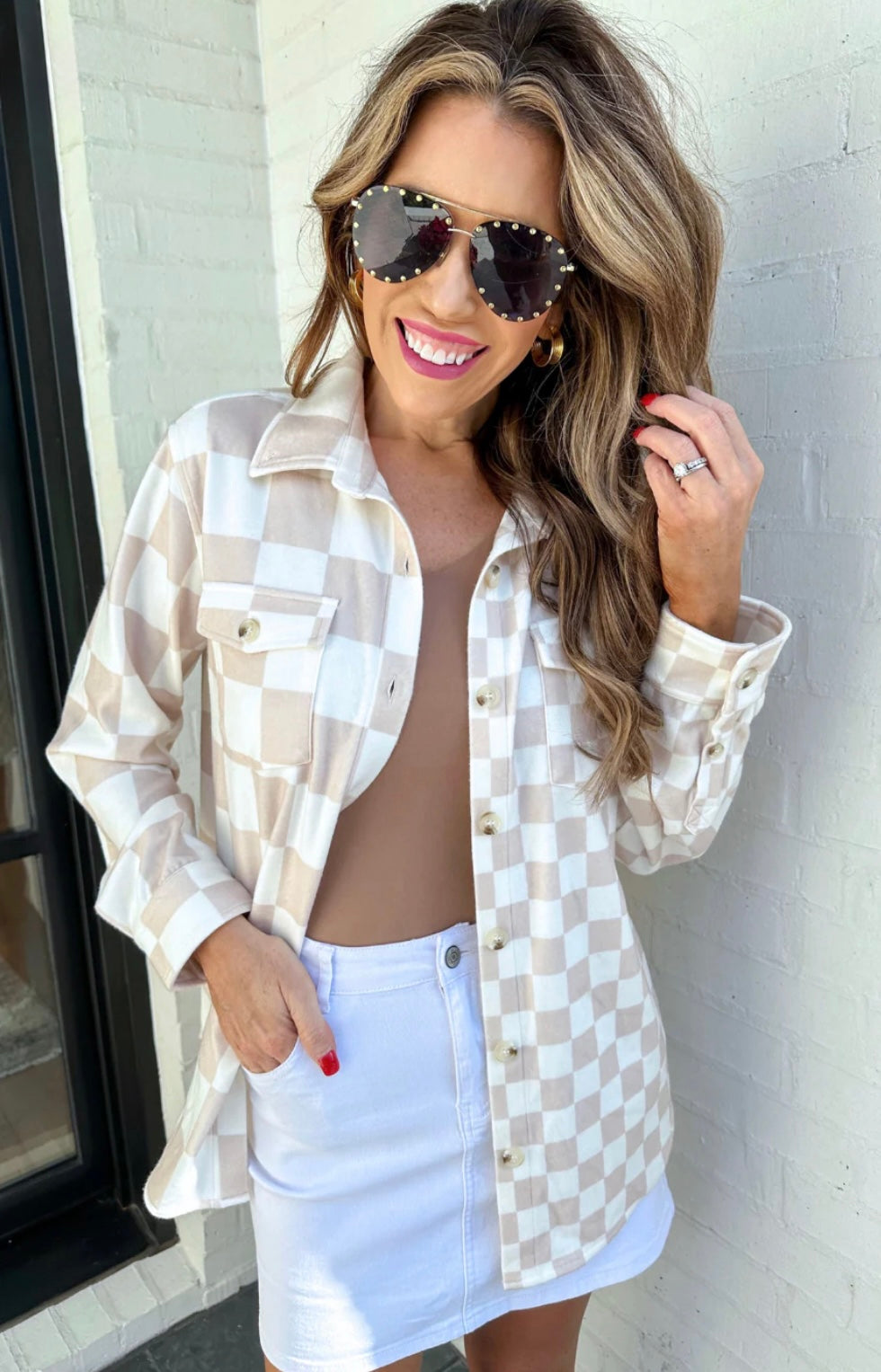 Chelsey Button Up Top - 2 patterns
