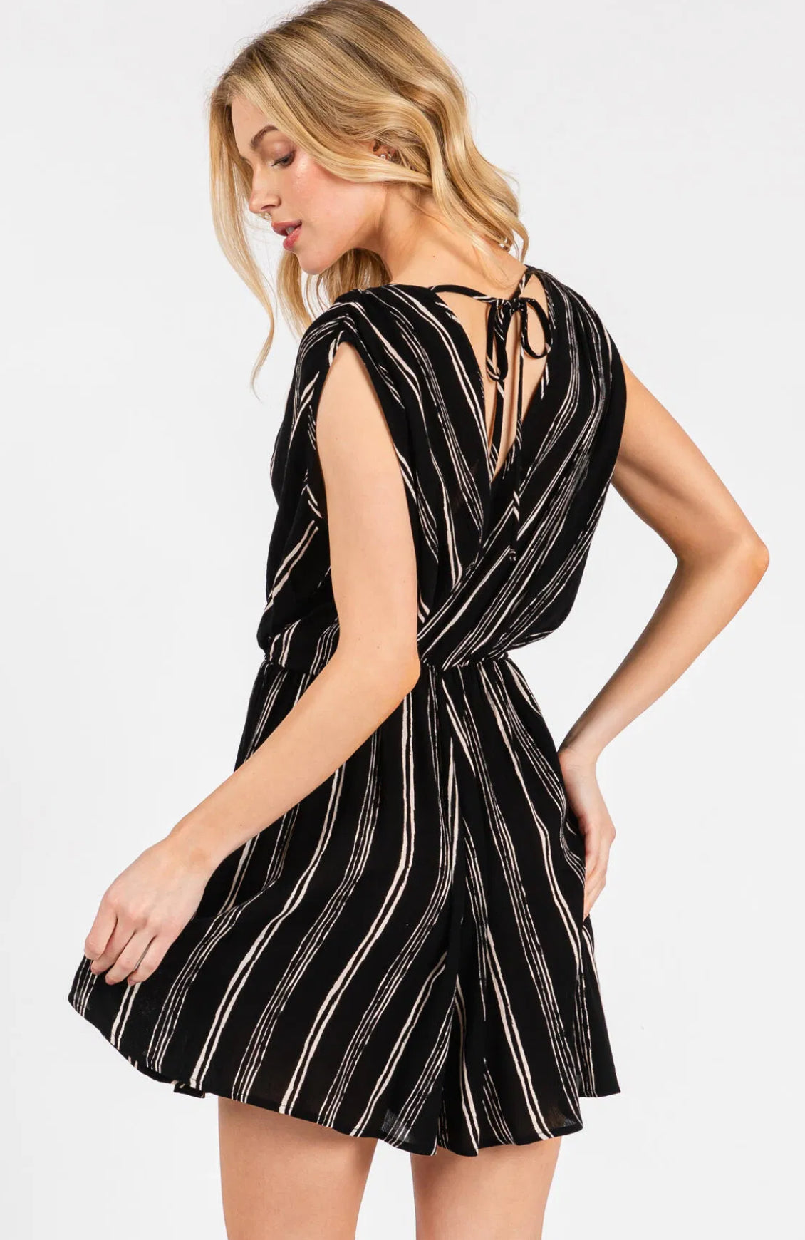 PREORDER - Augusta Striped Romper