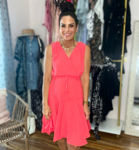 Worth the Wait V-Neck Dress