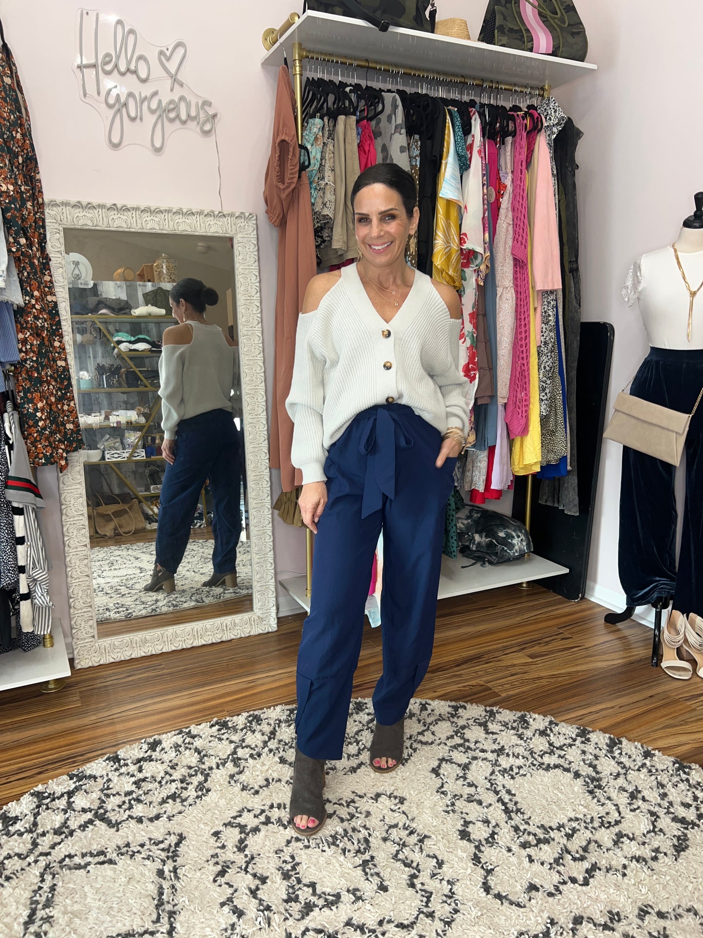 Anita Tie Front Pants