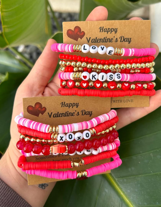 Valentine Bracelet Stacks - 2 options