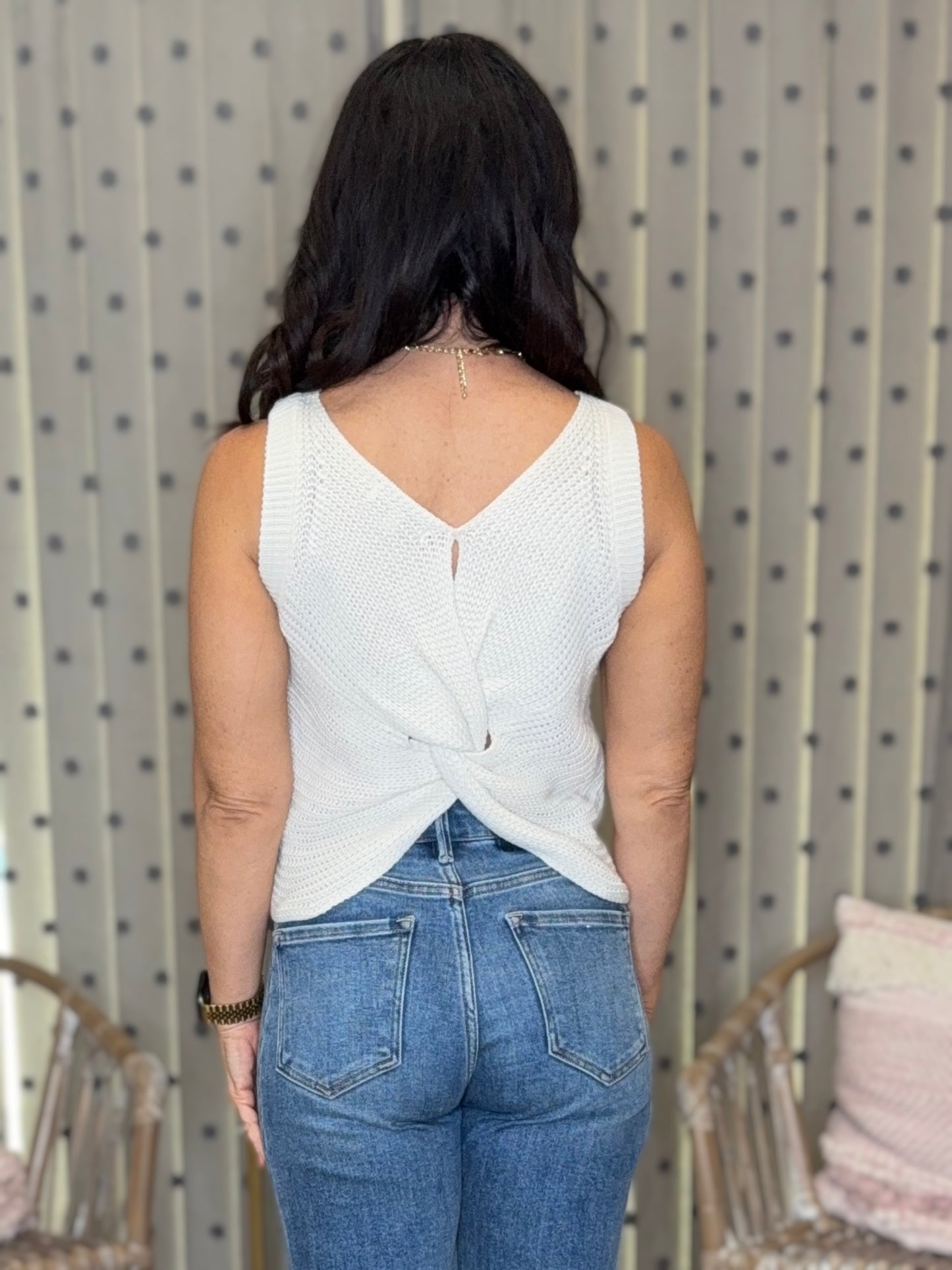 Hamptons Twist Back Tank