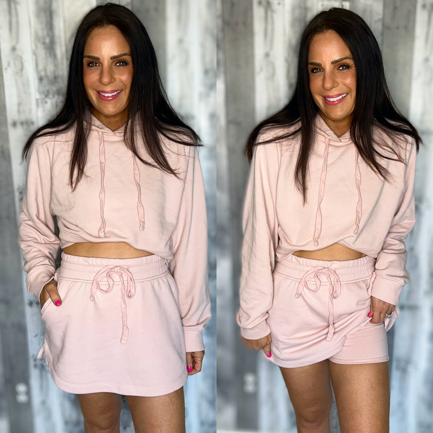 What's the Name of the Game Skort in Baby Pink