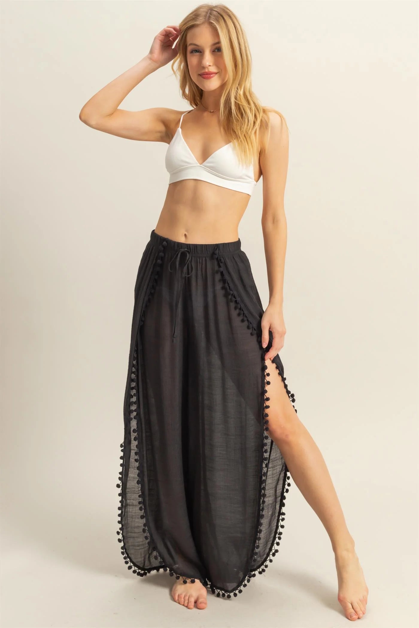 PREORDER - Making Waves Coverup Flowy Pants