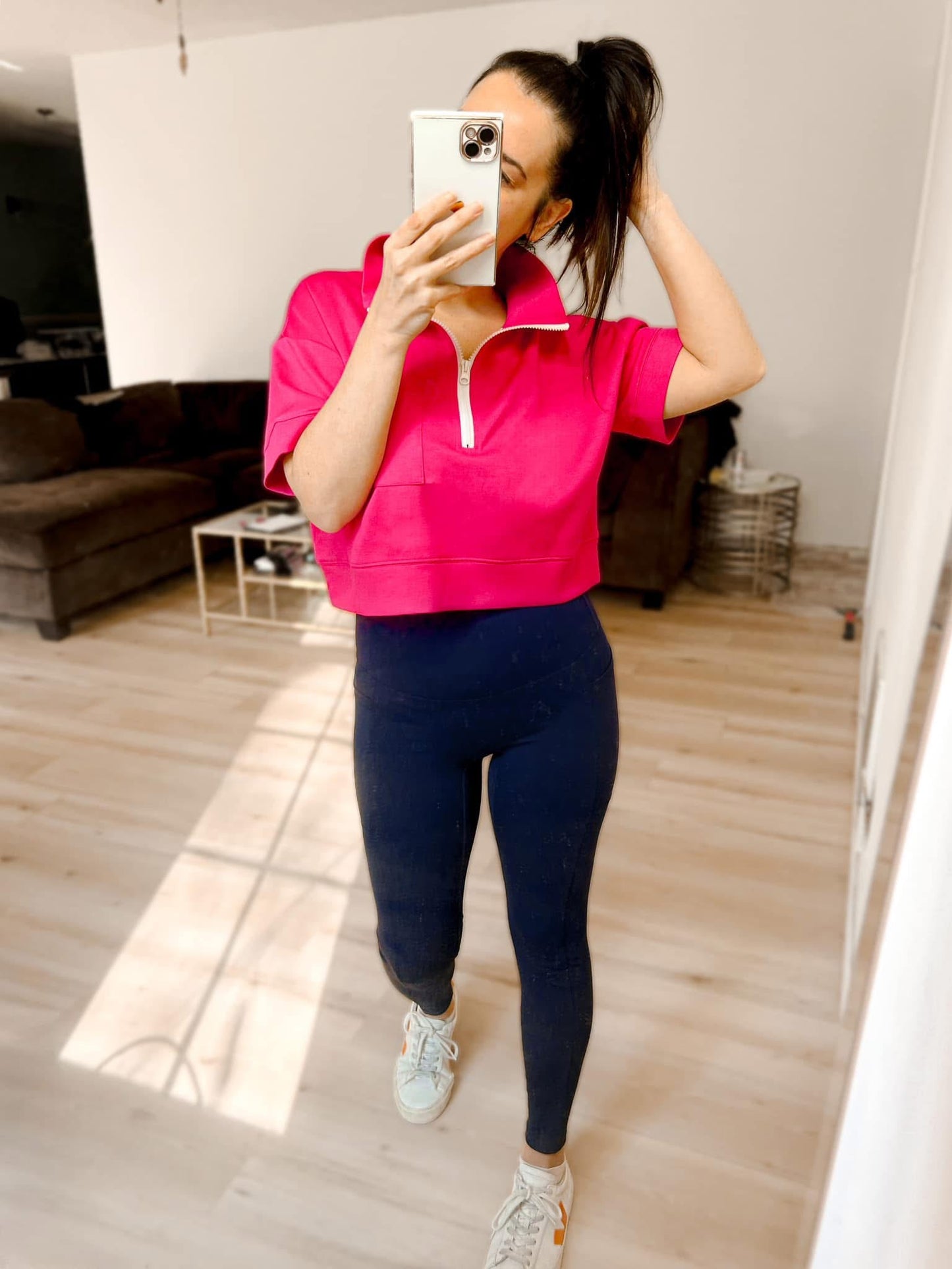 Zip Me Up Sporty Top - 2 colors