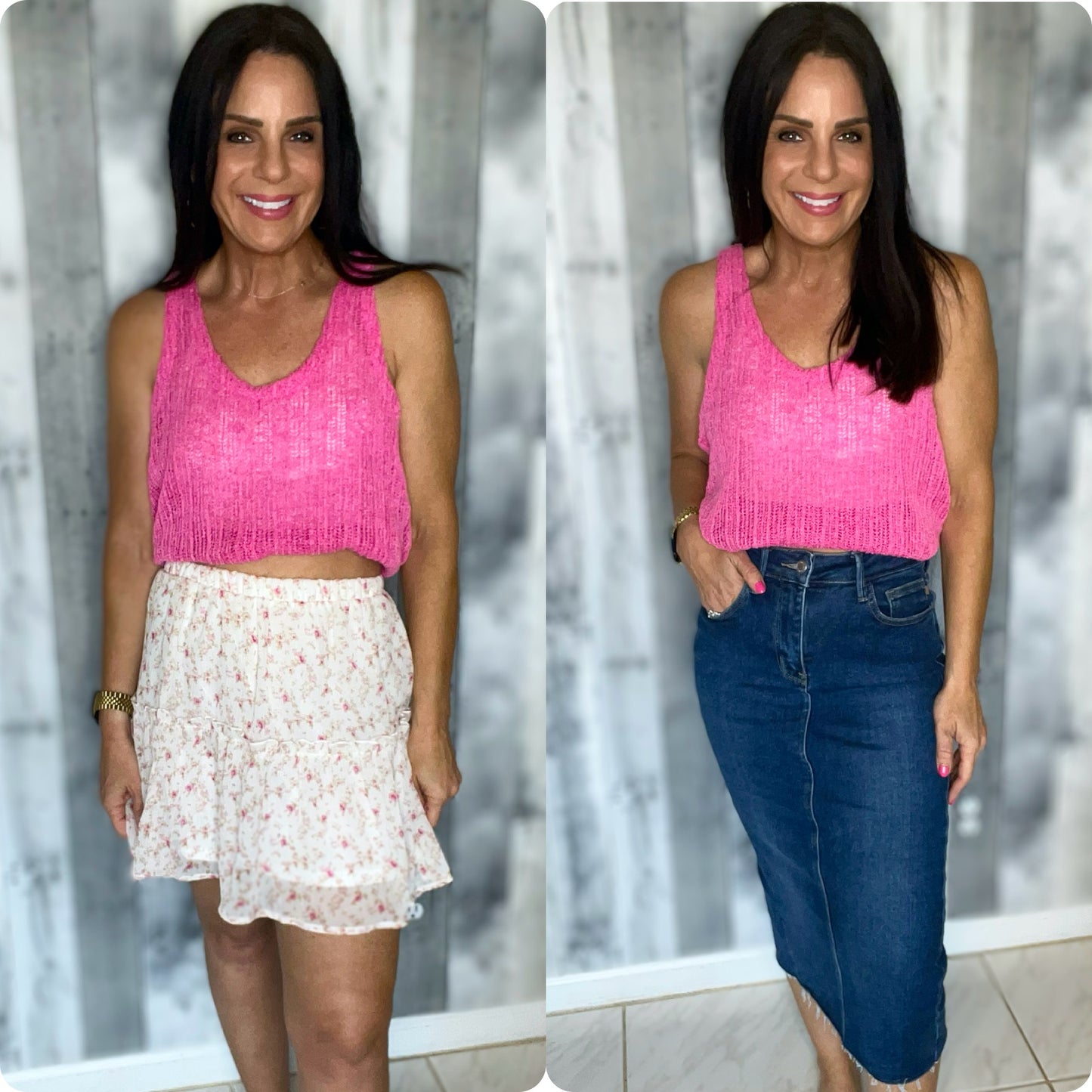 A Major Upgrade Knit V-Neck Tank