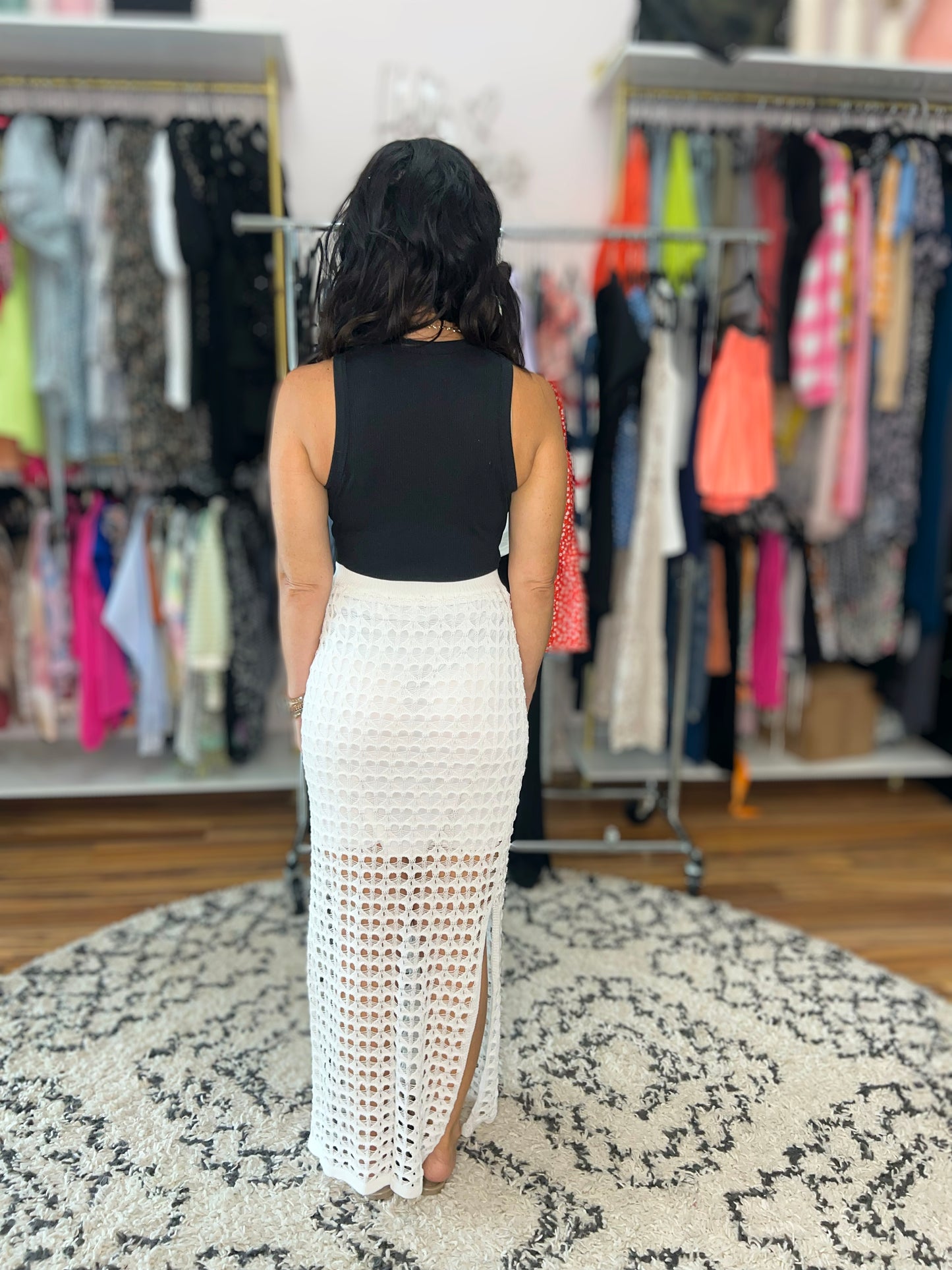 All Hands On Deck Skirt in Cream