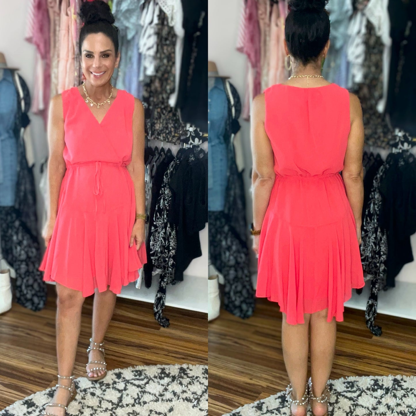 Worth the Wait V-Neck Dress