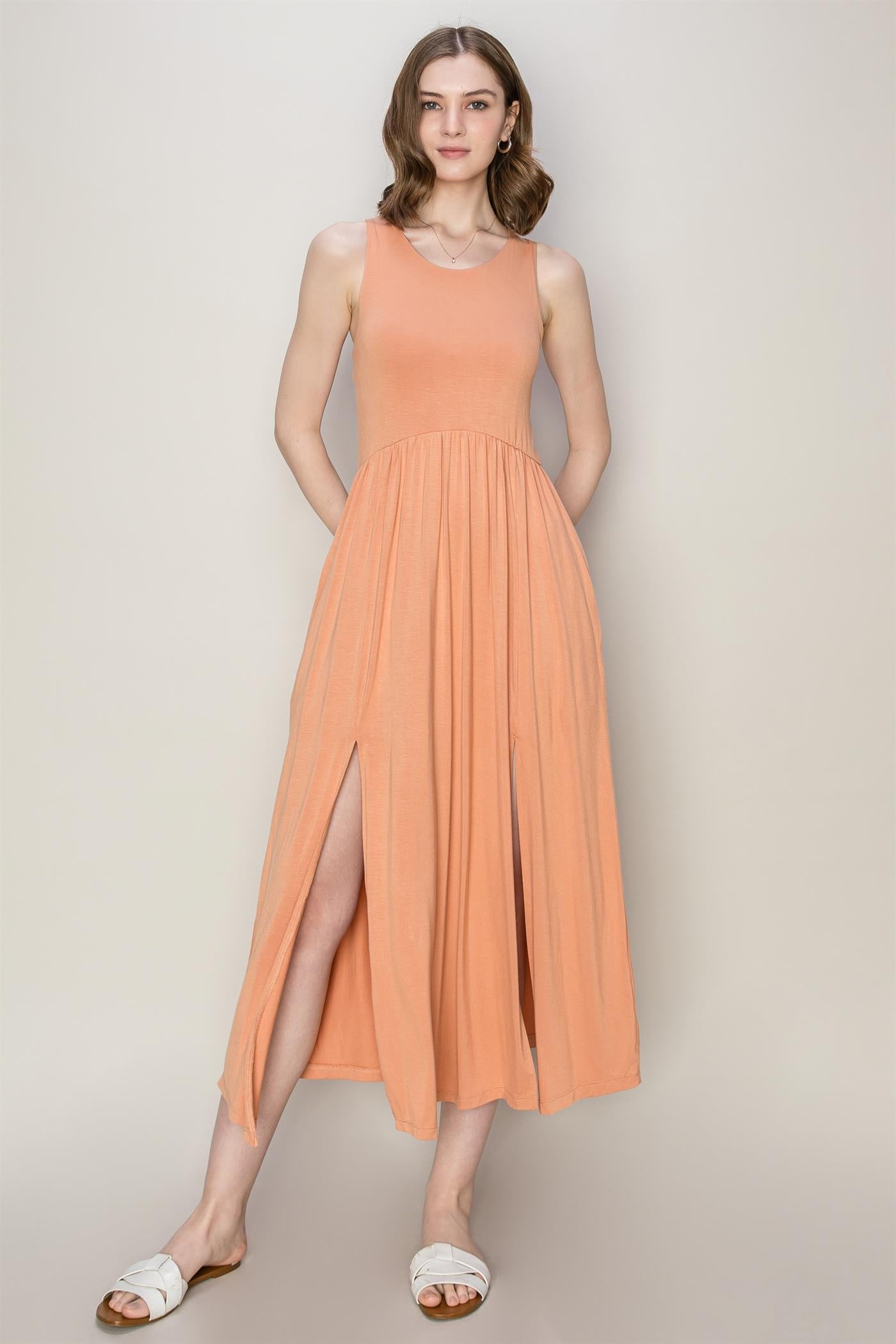 PREORDER - Dani Sleeveless Midi Dress